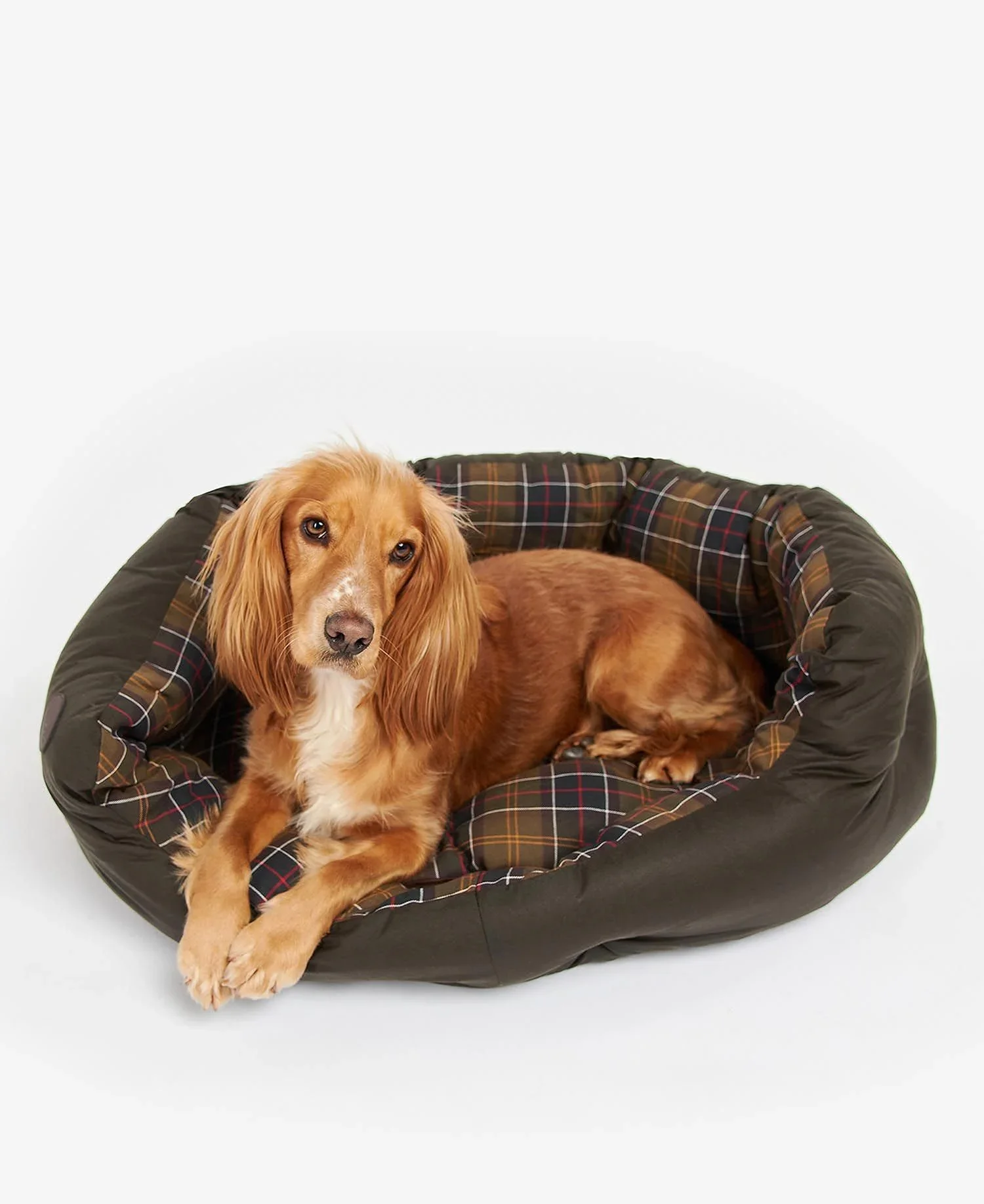 Barbour Wax Cotton Dog Bed