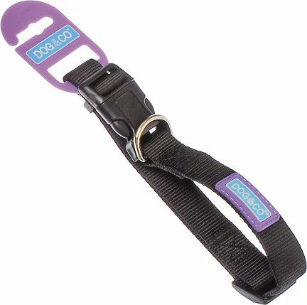 Dog & Co Dog Dog Collar Black 14-18