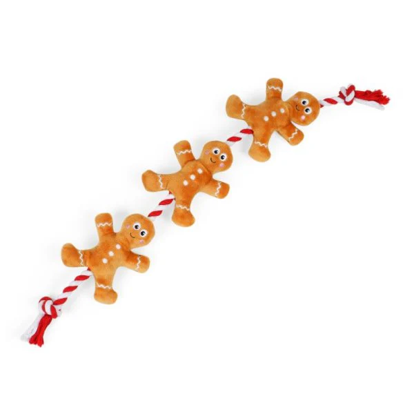 Smart Garden Xmas Tugga Gingerbread Dog Toy