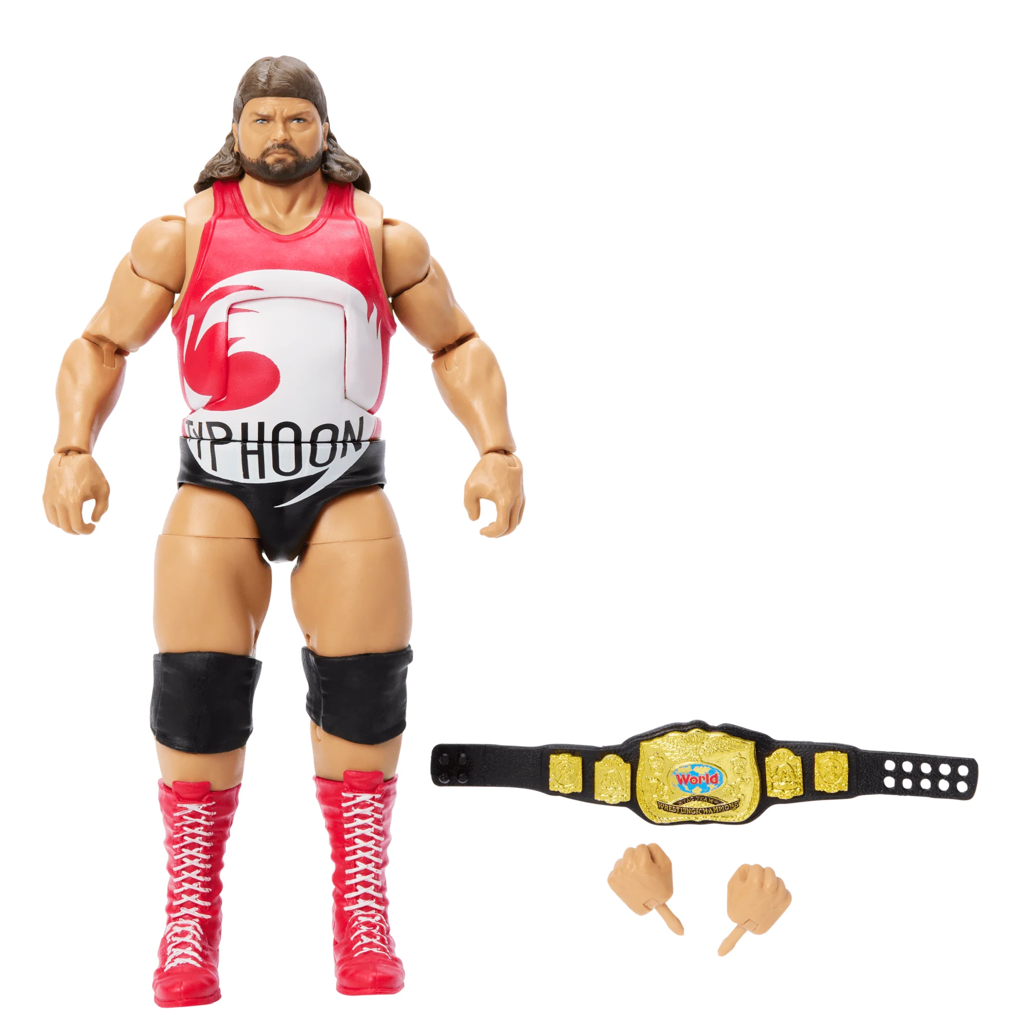 WWE Elite Typhoon Action Figure, 6-inch Collectible Superstar With Articulation & Accessories