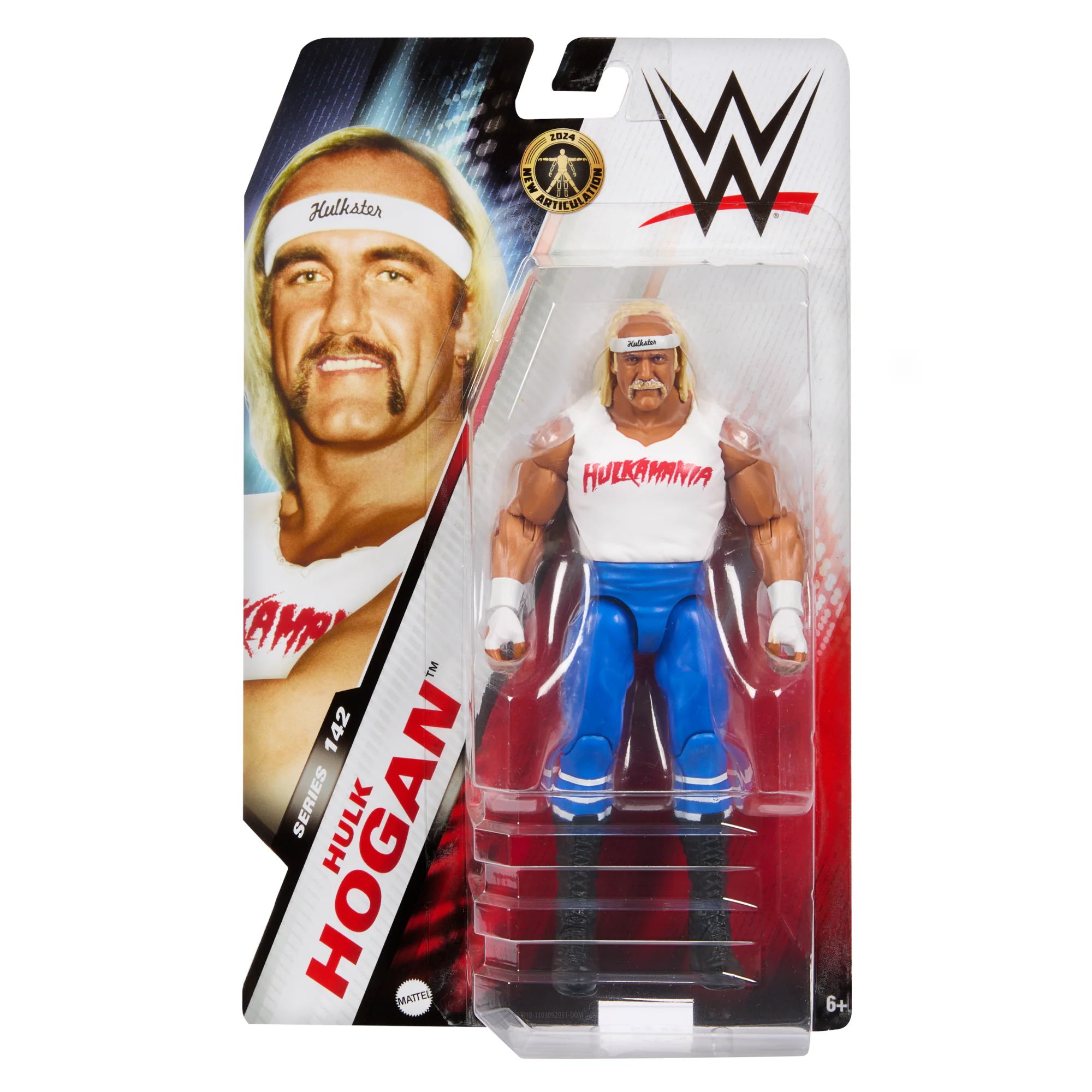 WWE Hulk Hogan Action Figure, 6-inch Collectible Superstar With Articulation & Life-Like Look