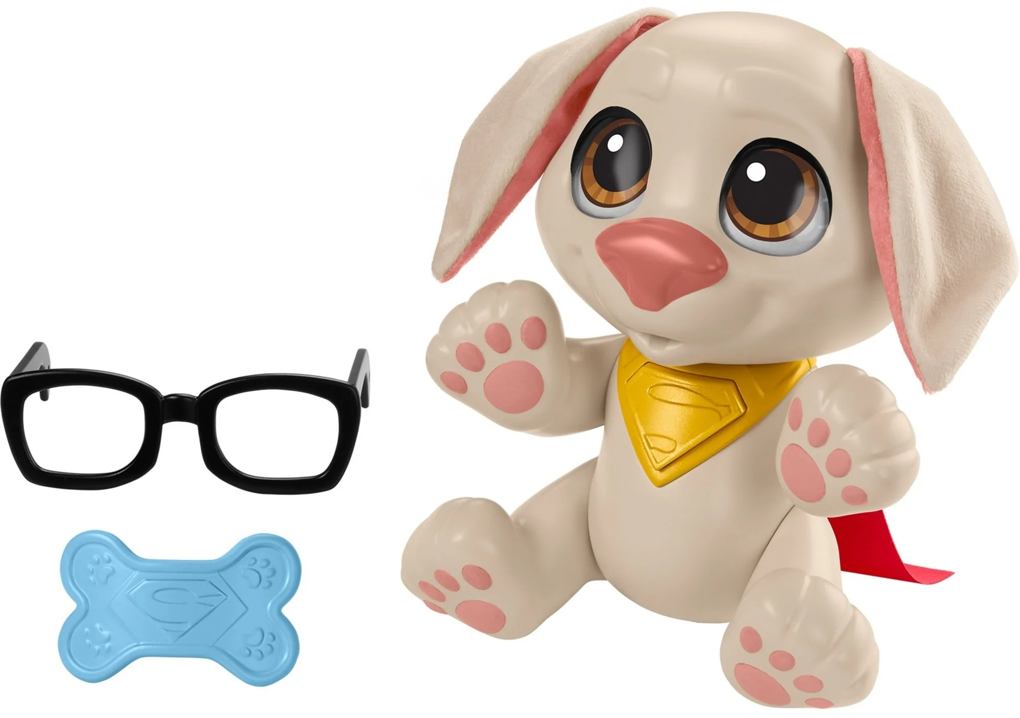 Fisher-Price DC League Of Super-Pets Baby Krypto Doll With Music Sounds & 2 Accessories