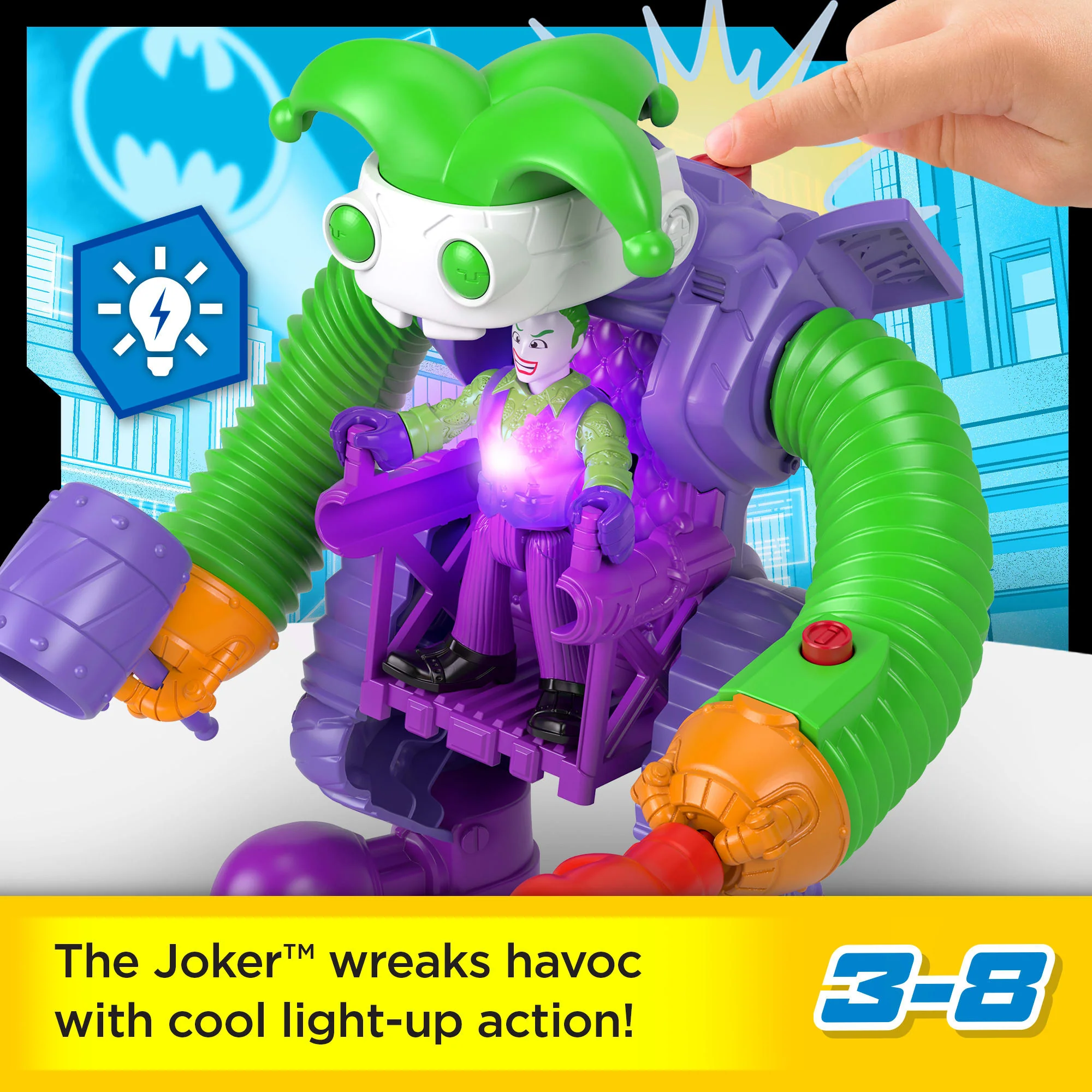 Fisher-Price Imaginext DC Super Friends The Joker Battling Robot