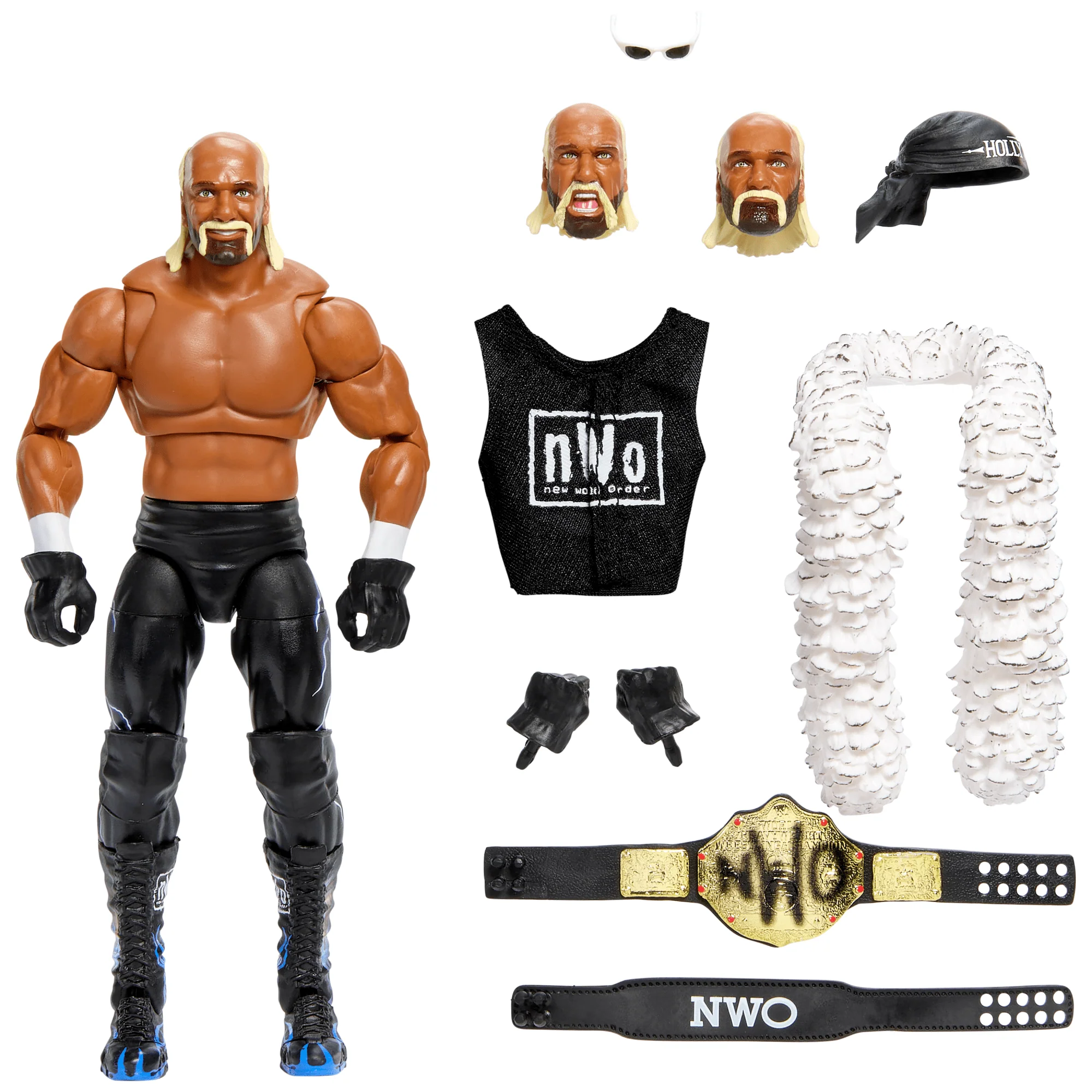 WWE Ultimate Edition “Hollywood” Hulk Hogan Action Figure & Accessories Set, 6-Inch Collectible
