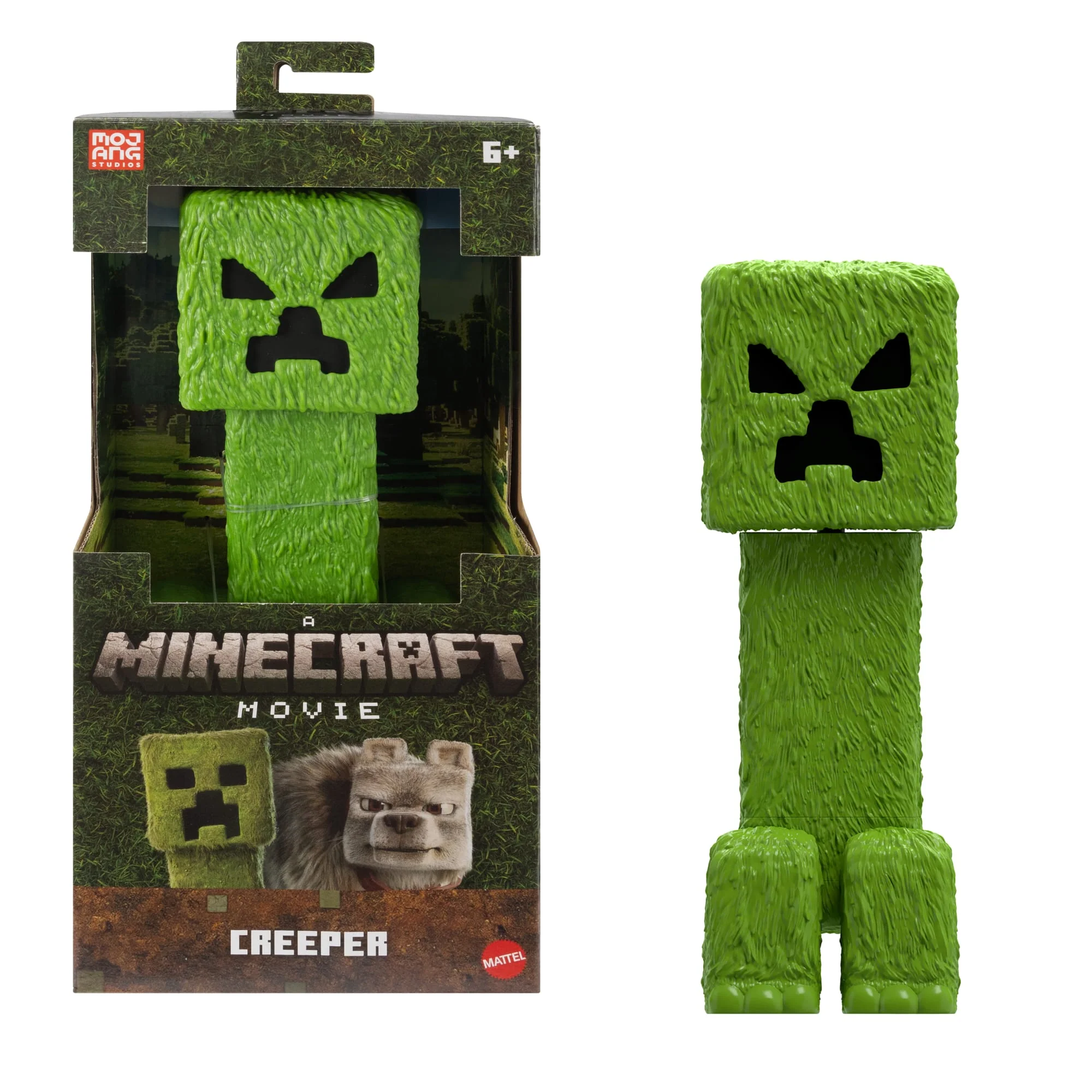 Minecraft Creeper Large-Scale Action Figure, 12-Inch Character Collectible Inspired By The Movie