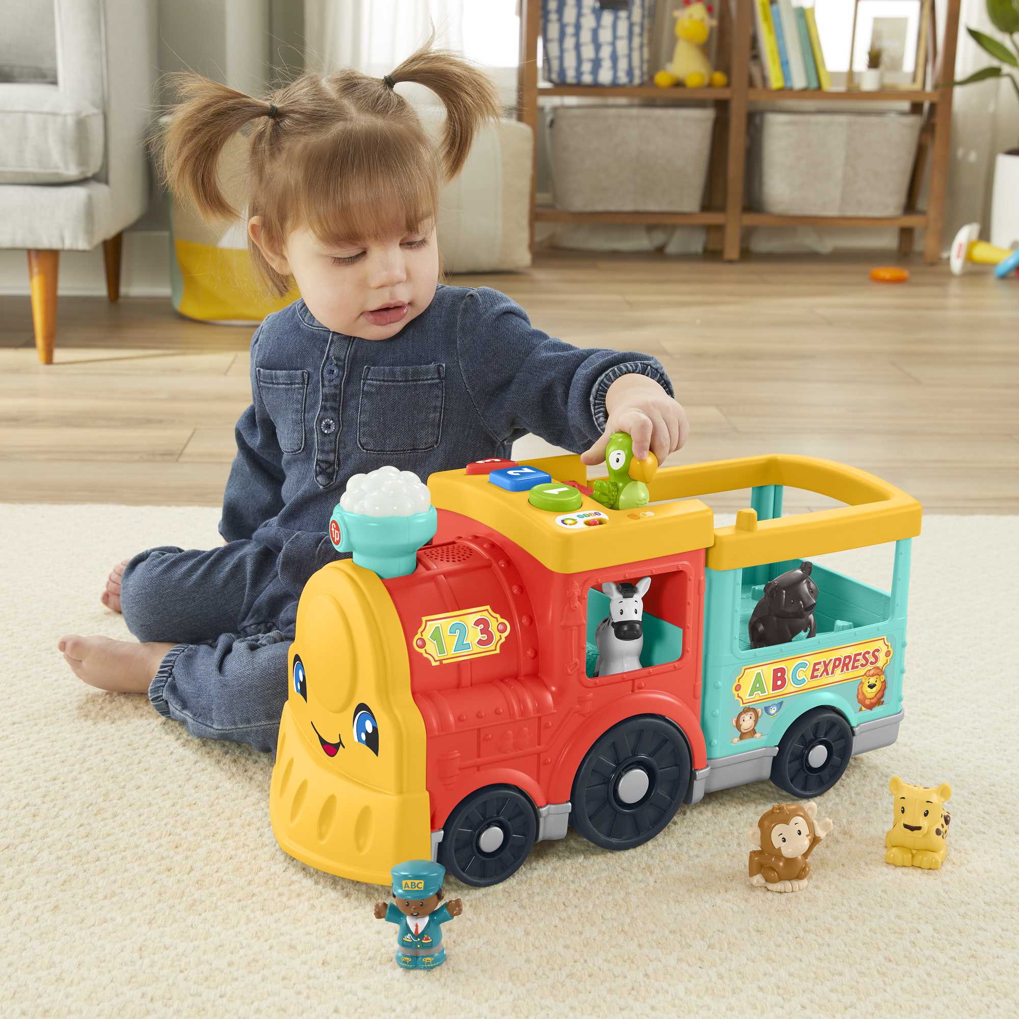 Fisher-Price Little People Big ABC Animal Train - English & French Version