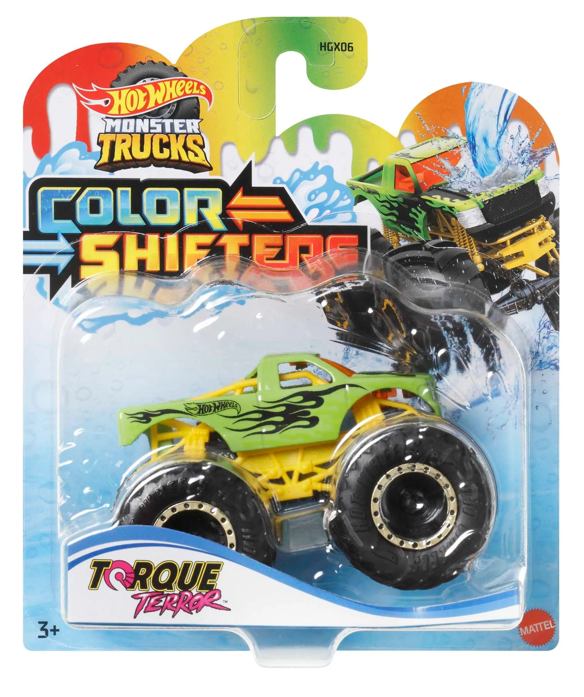 Hot Wheels Monster Trucks Color Shifters Torque Terror Vehicle