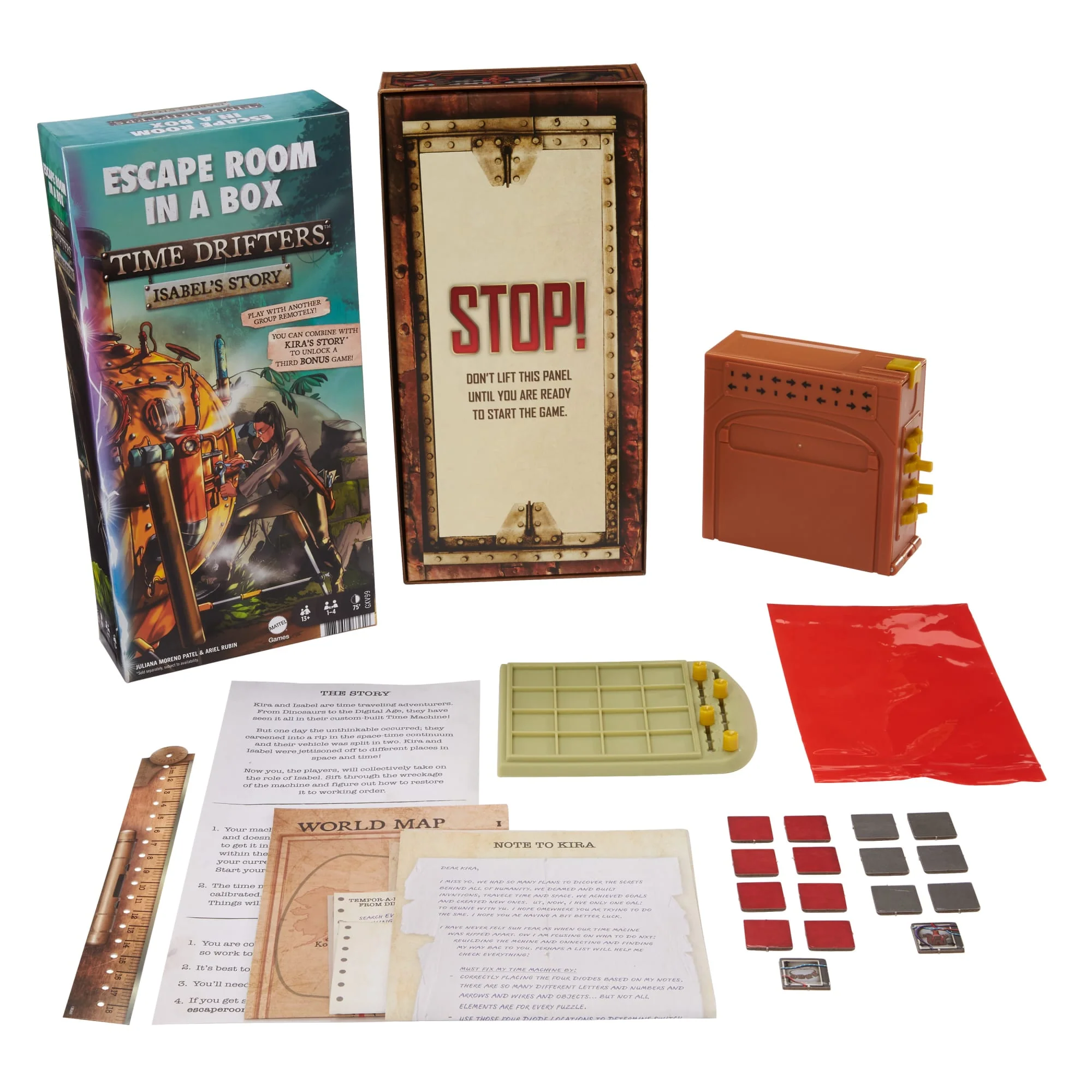 Escape Room in A Box: Time Drifters Isabel's Story Party Game For 13 Year Olds & Up