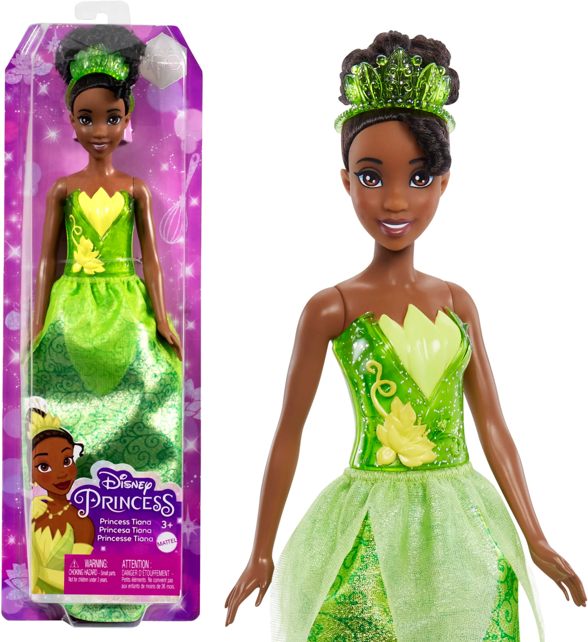 Disney Princess Tiana Fashion Doll And Accessory, Toy Inspired By The Movie The Princess And The Frog