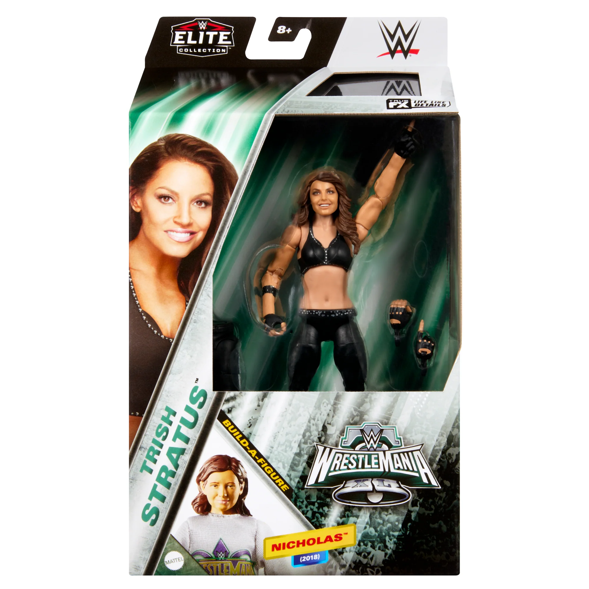 WWE Wrestlemania Elite Collection Trish Stratus Action Figure With Build-A-Figure