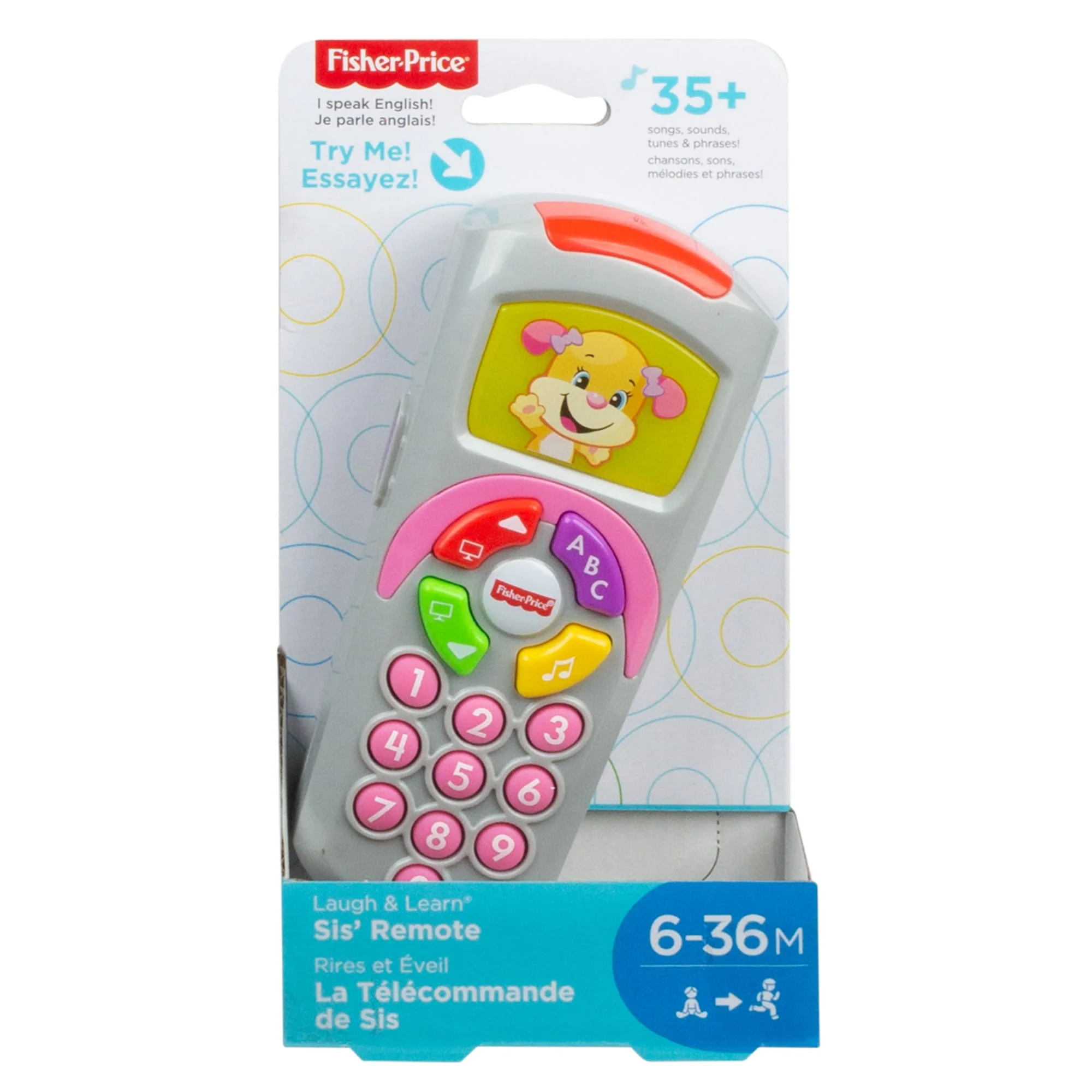 Fisher-Price Laugh & Learn Sis’S Remote Baby & Toddler Learning Toy With Music & Lights