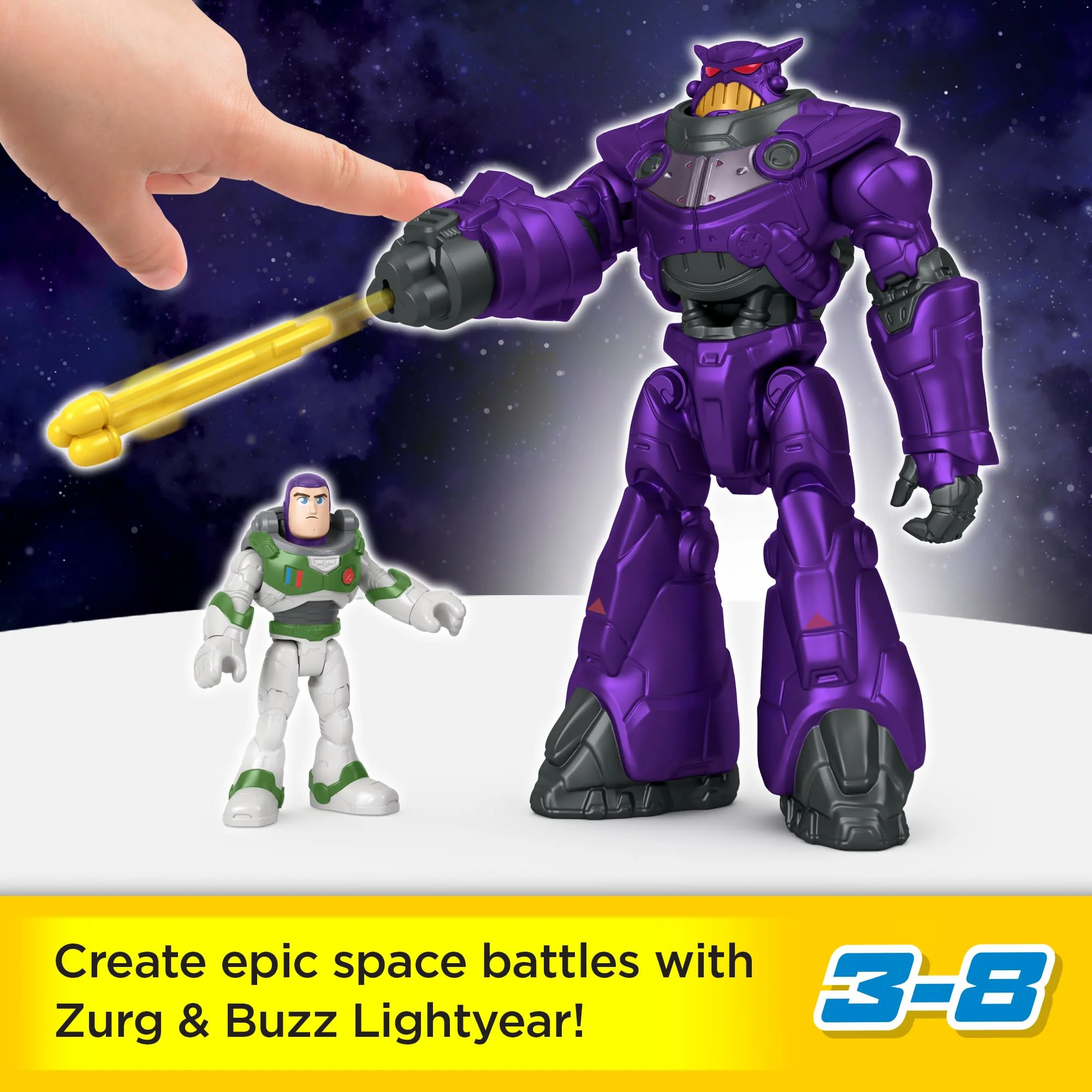 Imaginext Disney And Pixar Lightyear Battle Blast Zurg Figure Set