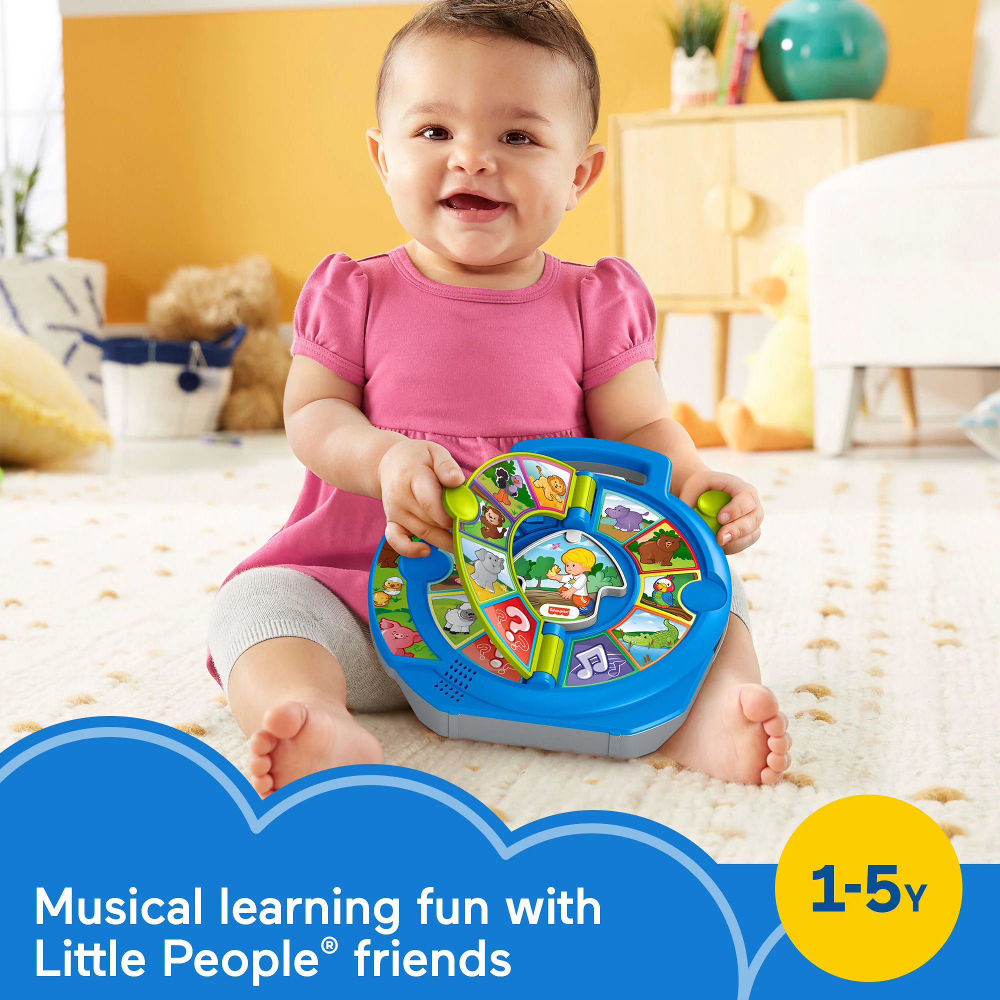 Fisher-Price Little People See ‘n Say Toddler Toy With Music And Sounds, World Of Animals