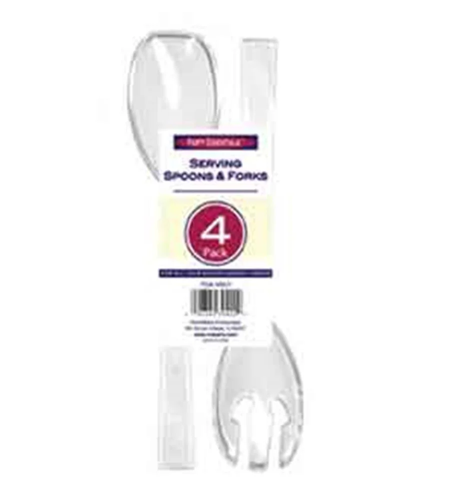 Serving Spoon and Fork 4ct