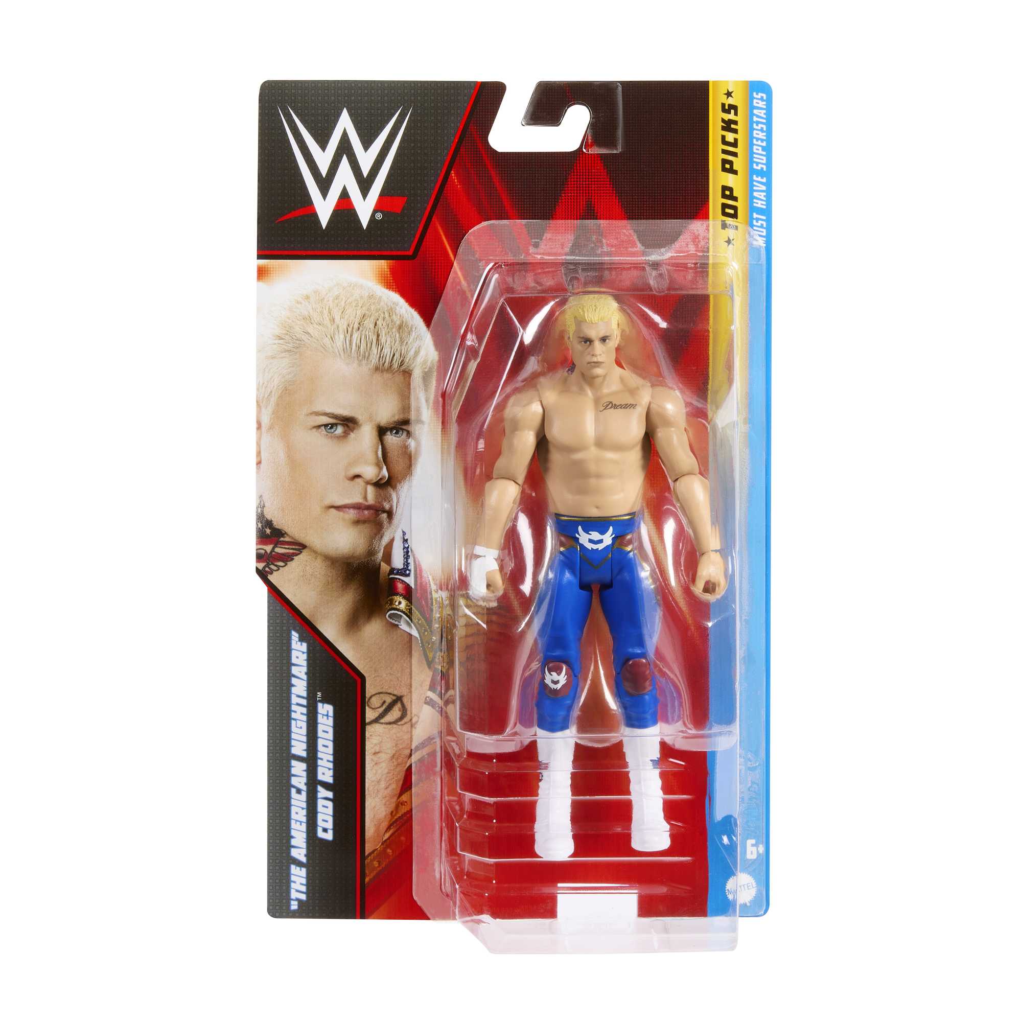 WWE Top Picks Action Figures, 6-inch Collectible For Ages 6 Years Old & Up