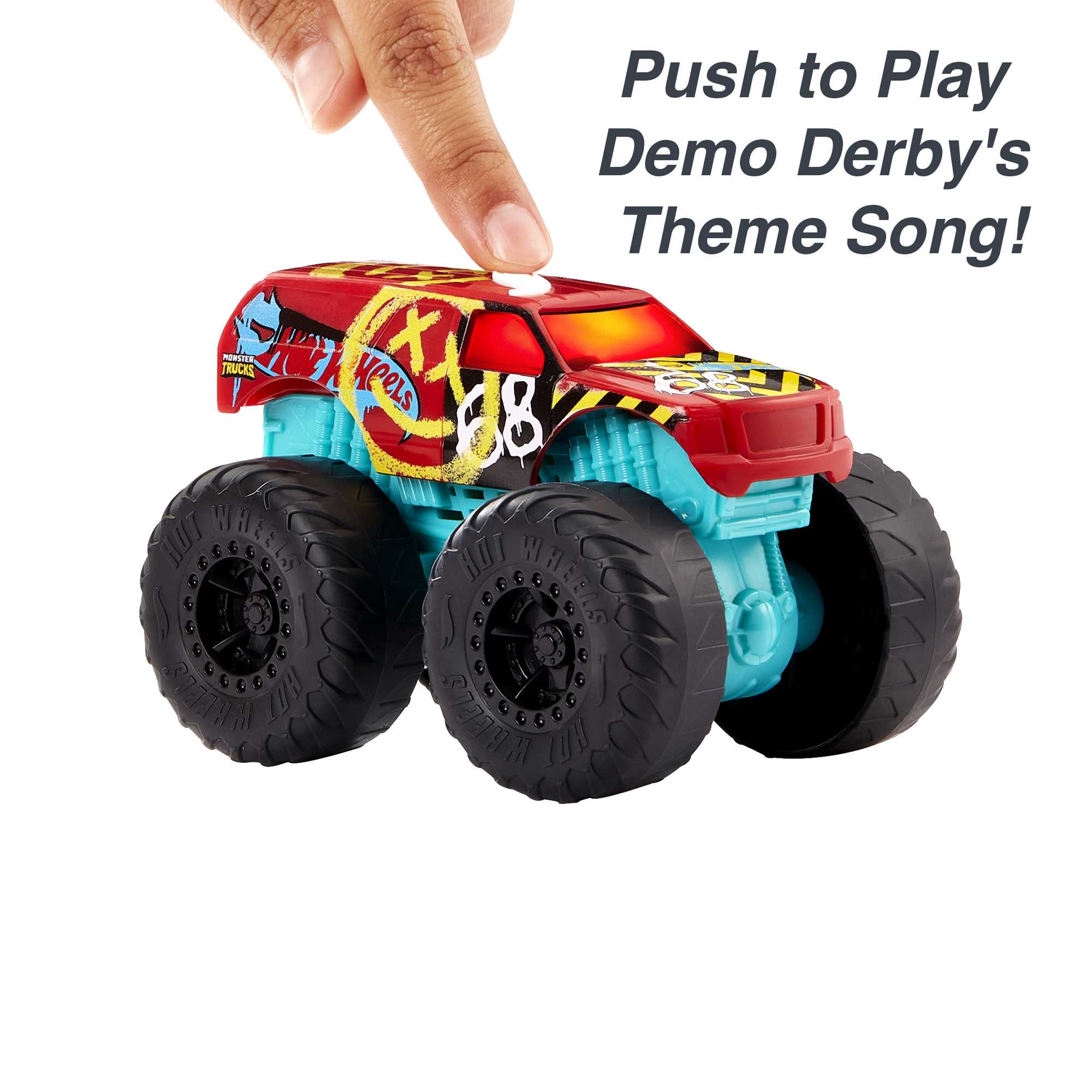 Hot Wheels Monster Trucks Roarin' Wreckers Demo Derby