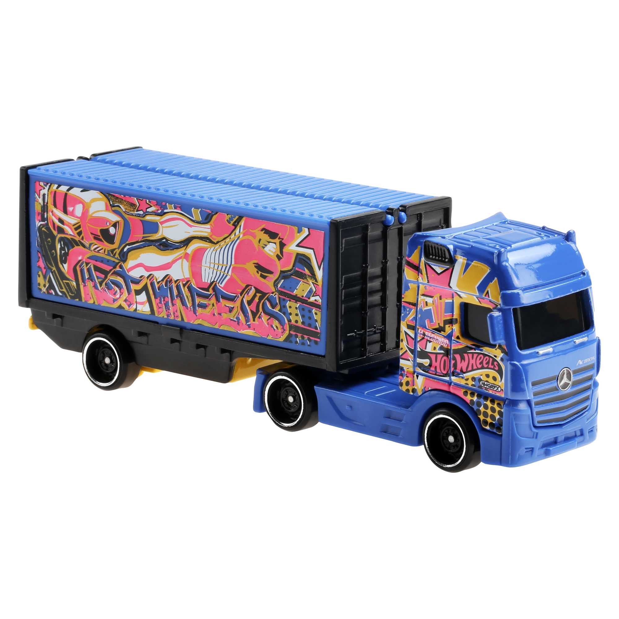 Hot Wheels Track Fleet, 1:64 Scale Die-Cast Toy Vehicle, Works On Track