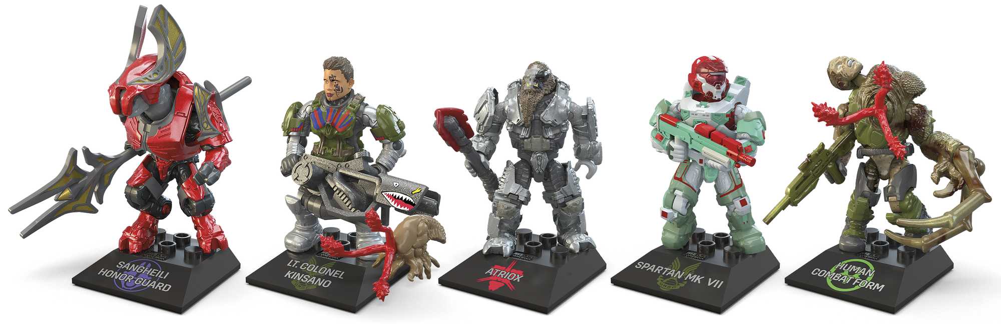 MEGA Halo Infinite Heroes Collection Series 17, Action Figure Building Toys