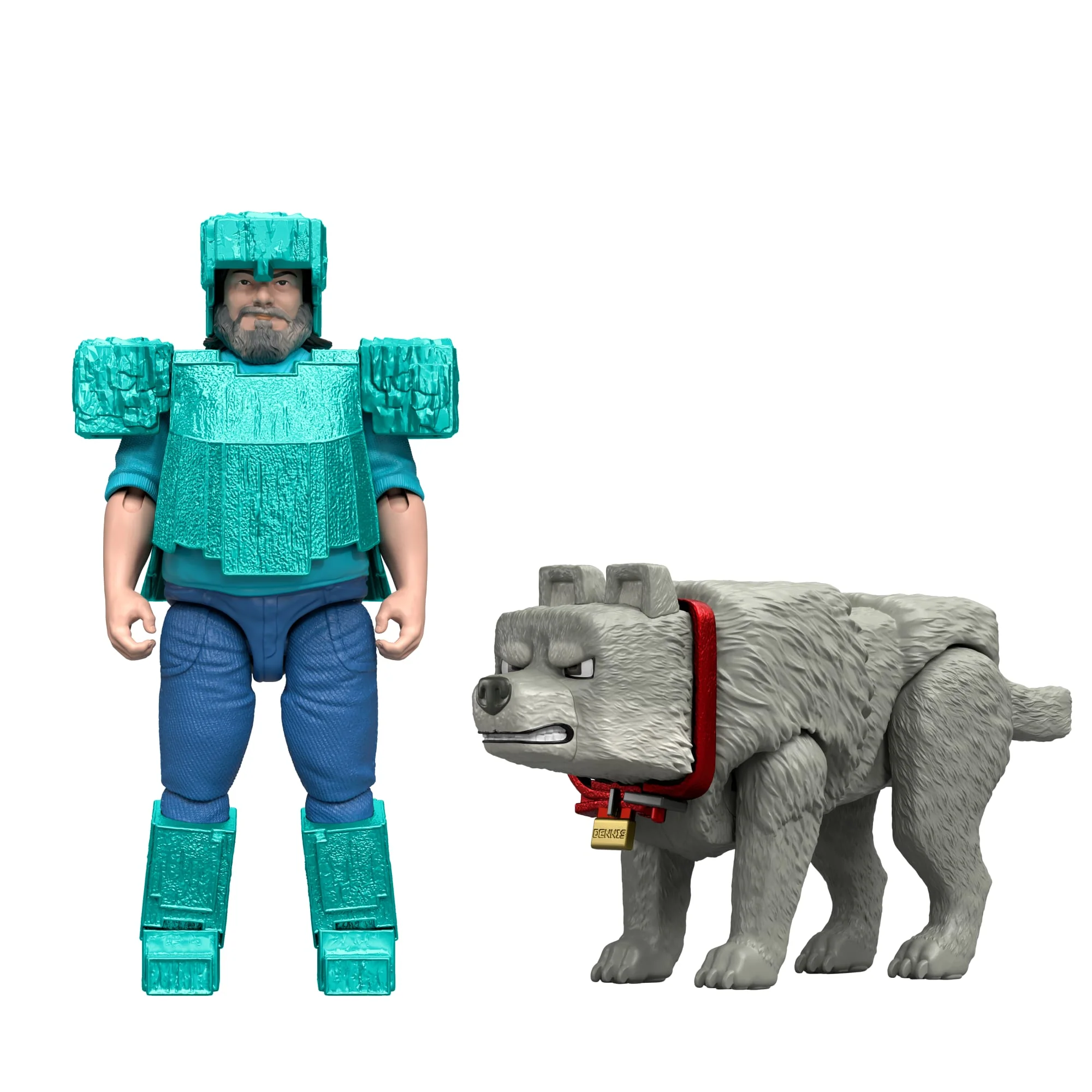 Minecraft – Coffret Figurines – Meilleur Ami Canin, 2 Fig. et 2 Acc.