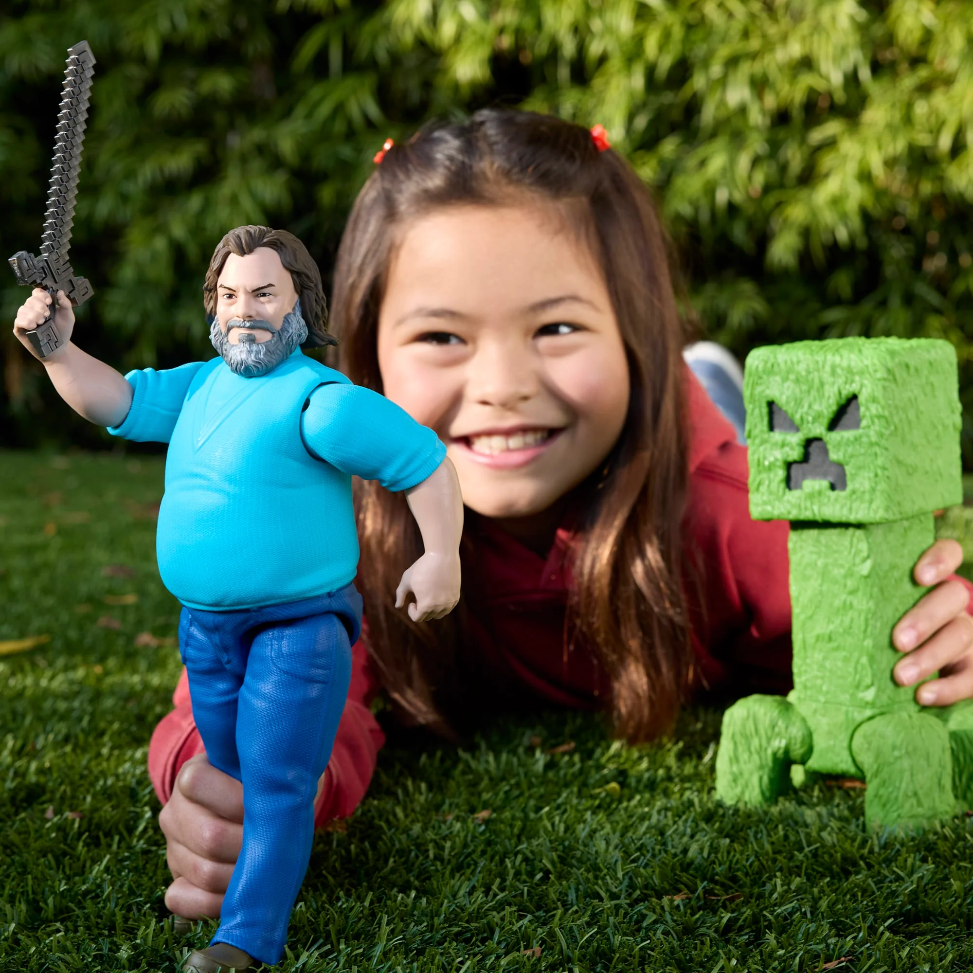 Minecraft Creeper Large-Scale Action Figure, 12-Inch Character Collectible Inspired By The Movie