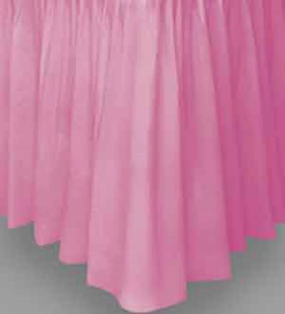 Hot Pink Tableskirt 29in x 14ft
