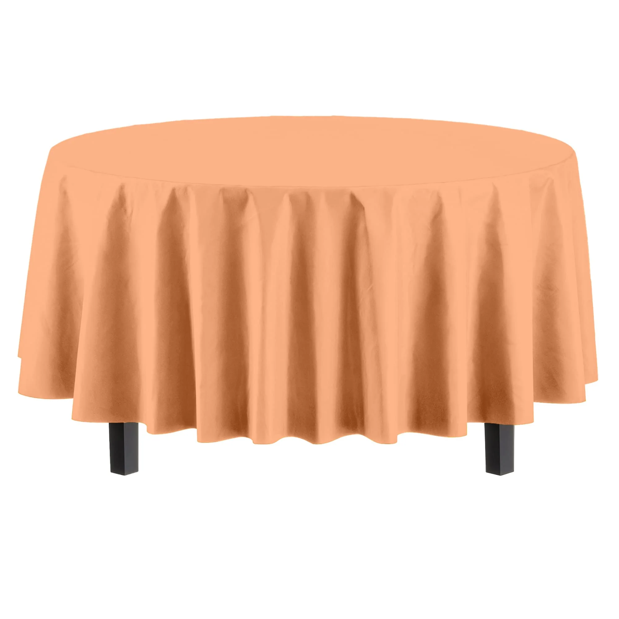 Round Peach Table Cover