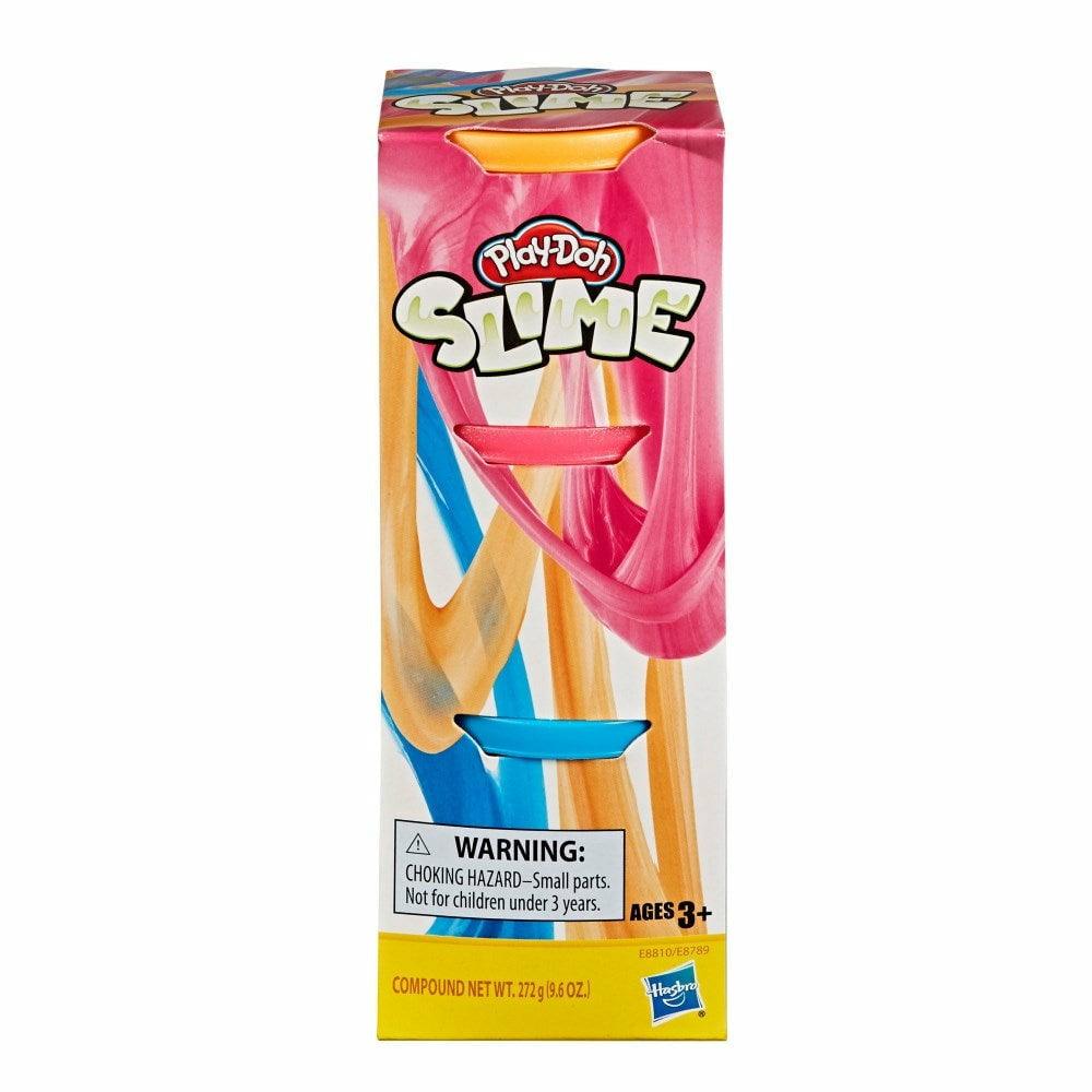 Play Doh Brand Slime Compound 3 Pack Blue, Metallic Orange, and Metallic Pink