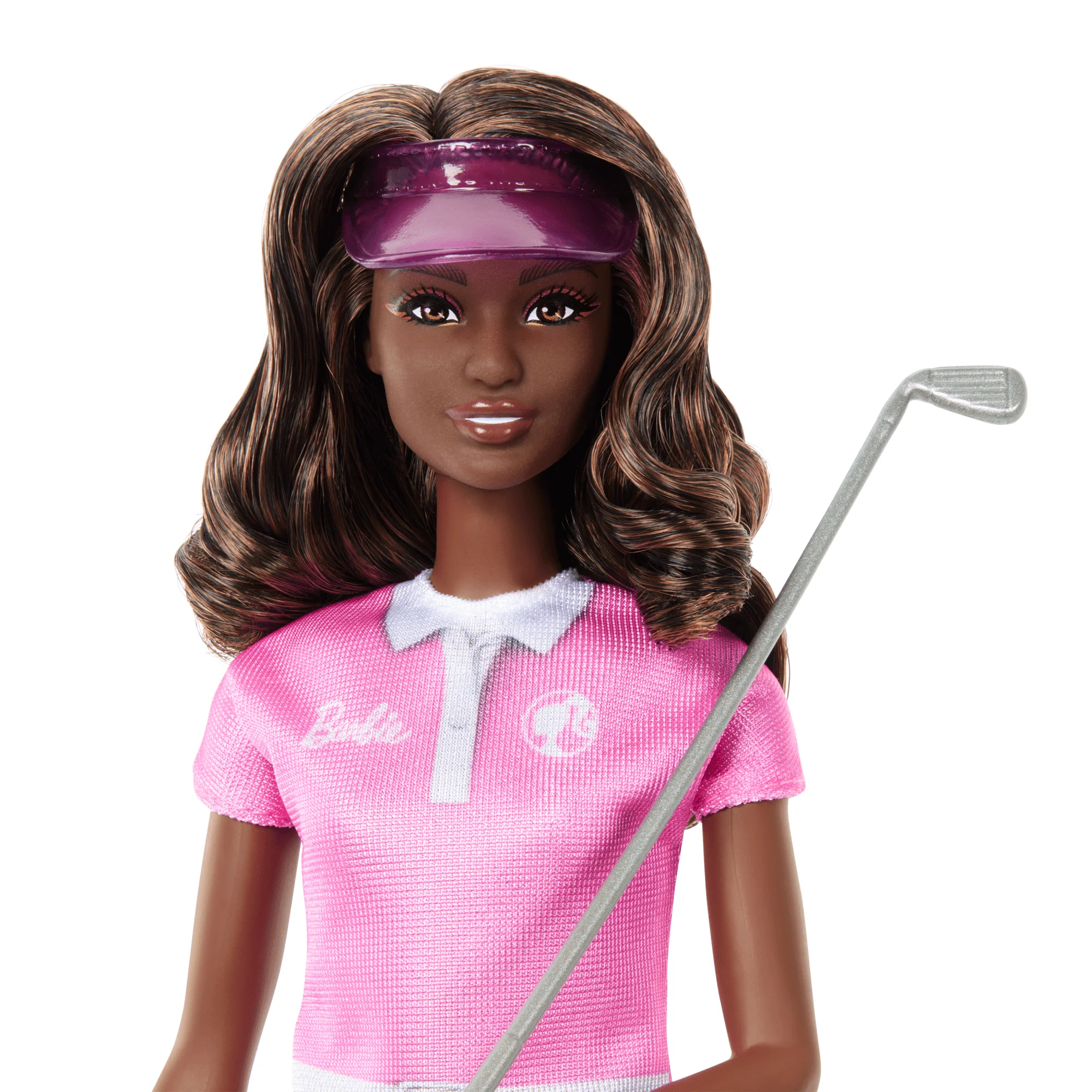 Barbie Golfer Fashion Doll in Golf Uniform, includes Visor & Golf Club Accessories