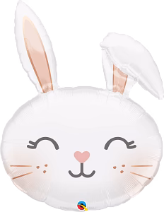 Qualatex 37 Inch Floppy Eared Bunny Shape Foil Balloon 1ct