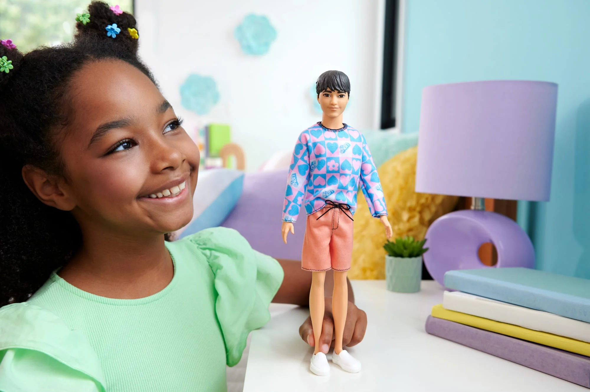 Barbie Fashionistas Ken Dolls Wearing Removable Outfit & Shoes, 65th Anniversary