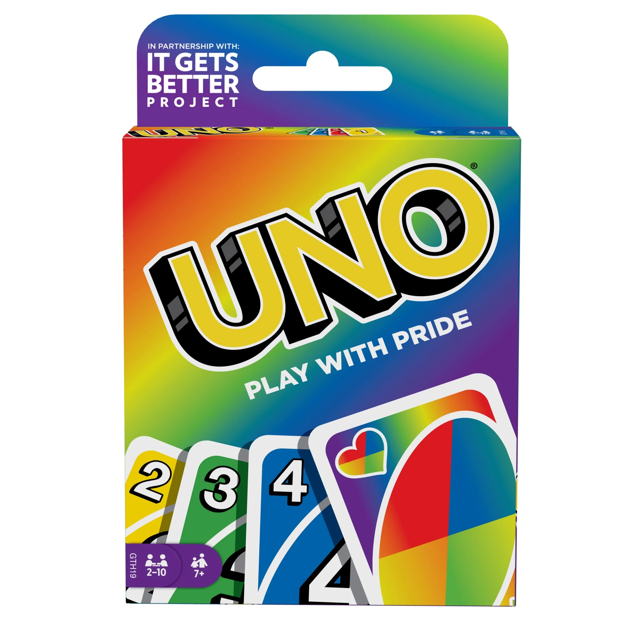 UNO Card Game Play With Pride With It Gets Better Project, Celebrating Lgbtq+ Community