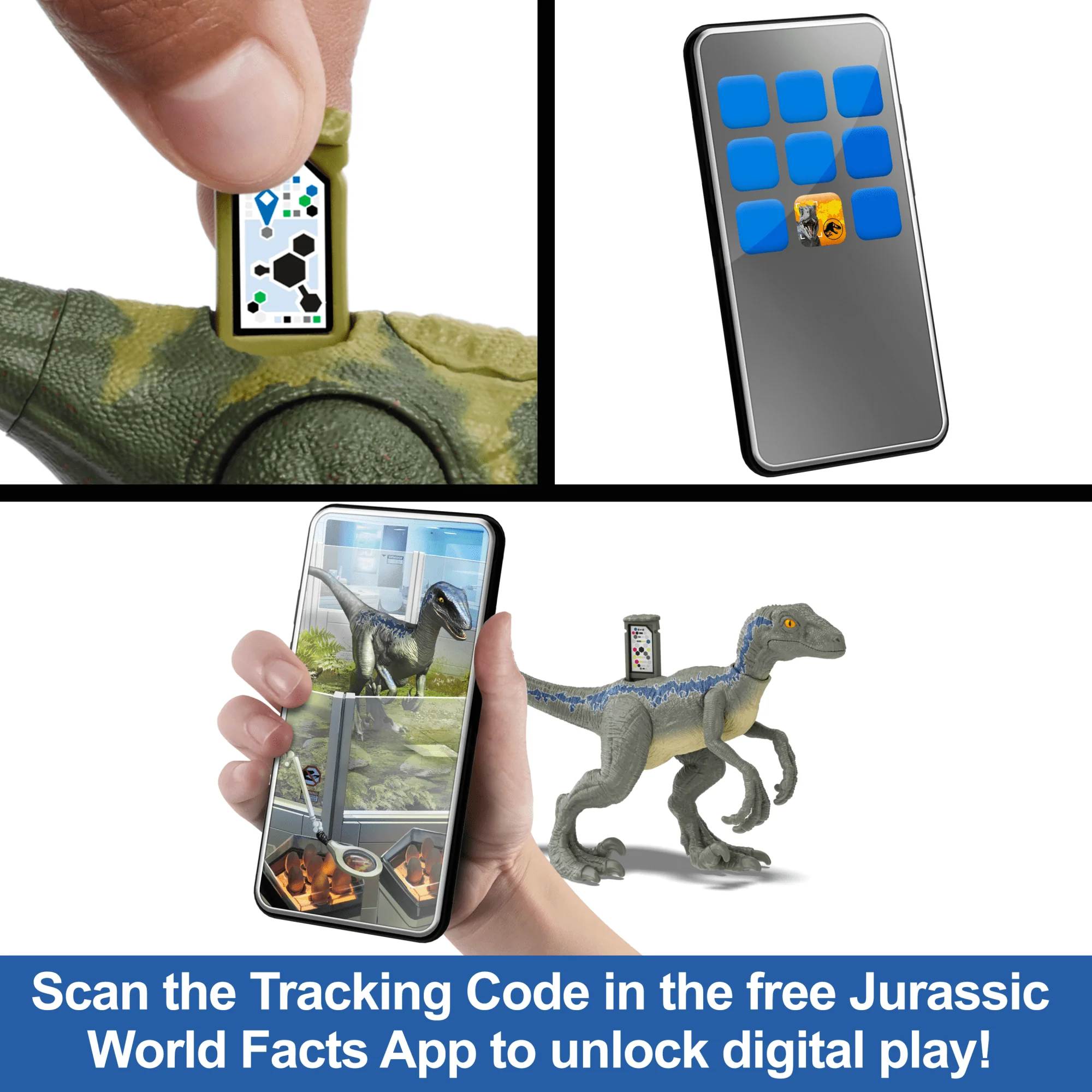 Jurassic World Strike Attack Dinosaur Toy With Single Strike Action, Authentic Posable Design