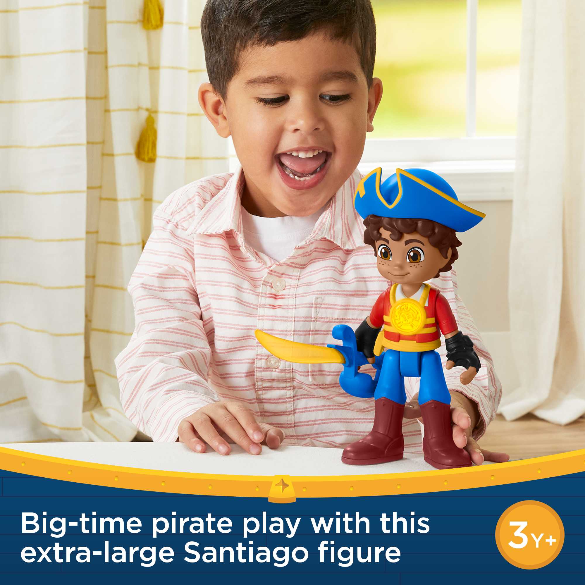 Fisher-Price Nickelodeon Santiago Of the Seas Light-Up Talking Santiago