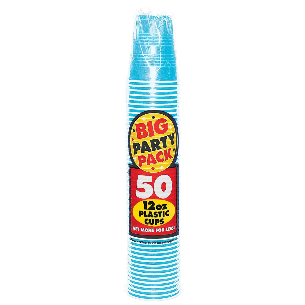Caribbean Blue Cup 12oz 50ct