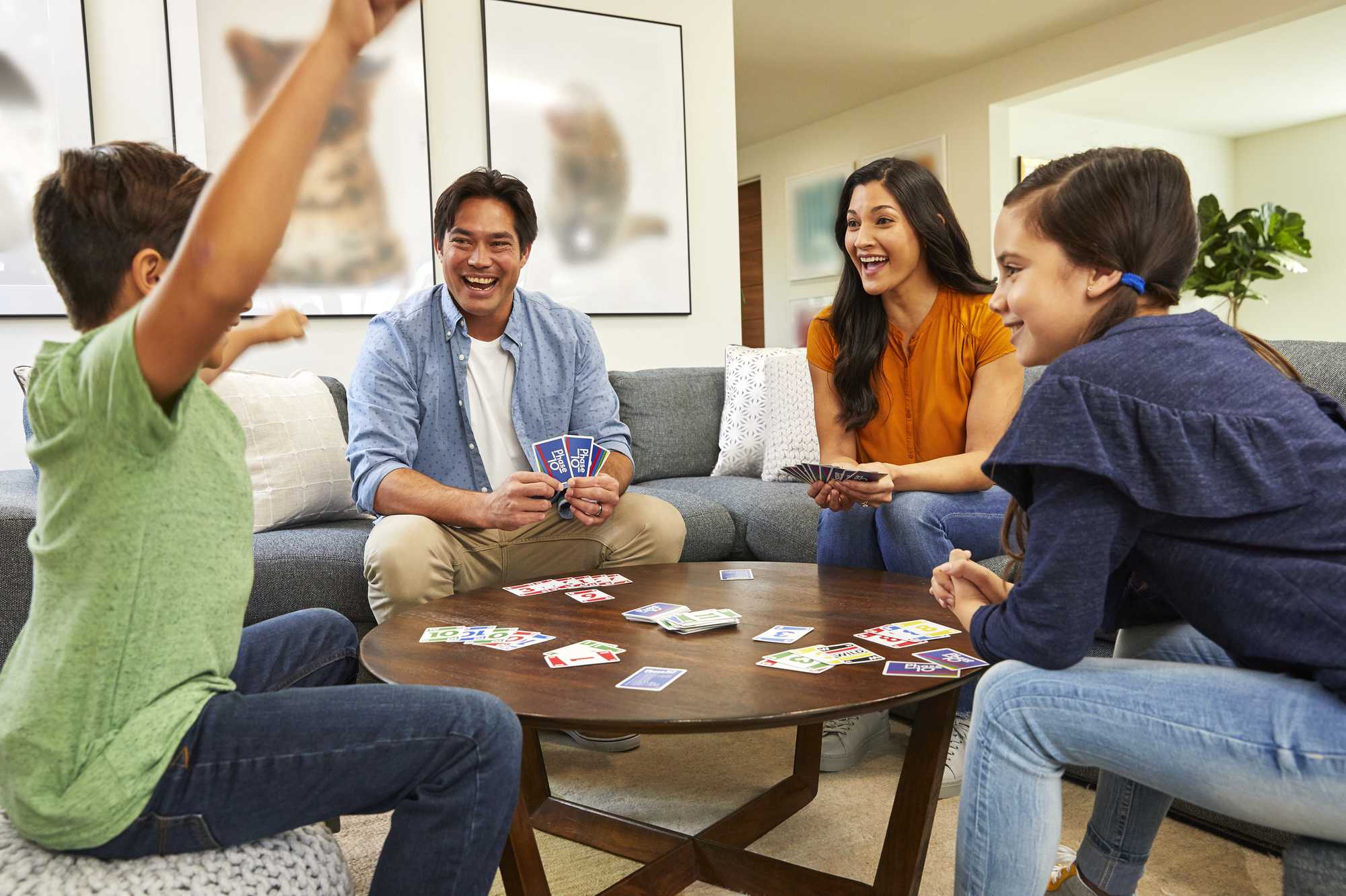 Phase 10 Card Game For Families, Adults And Kids, Rummy-Style Play in A Storage Tin