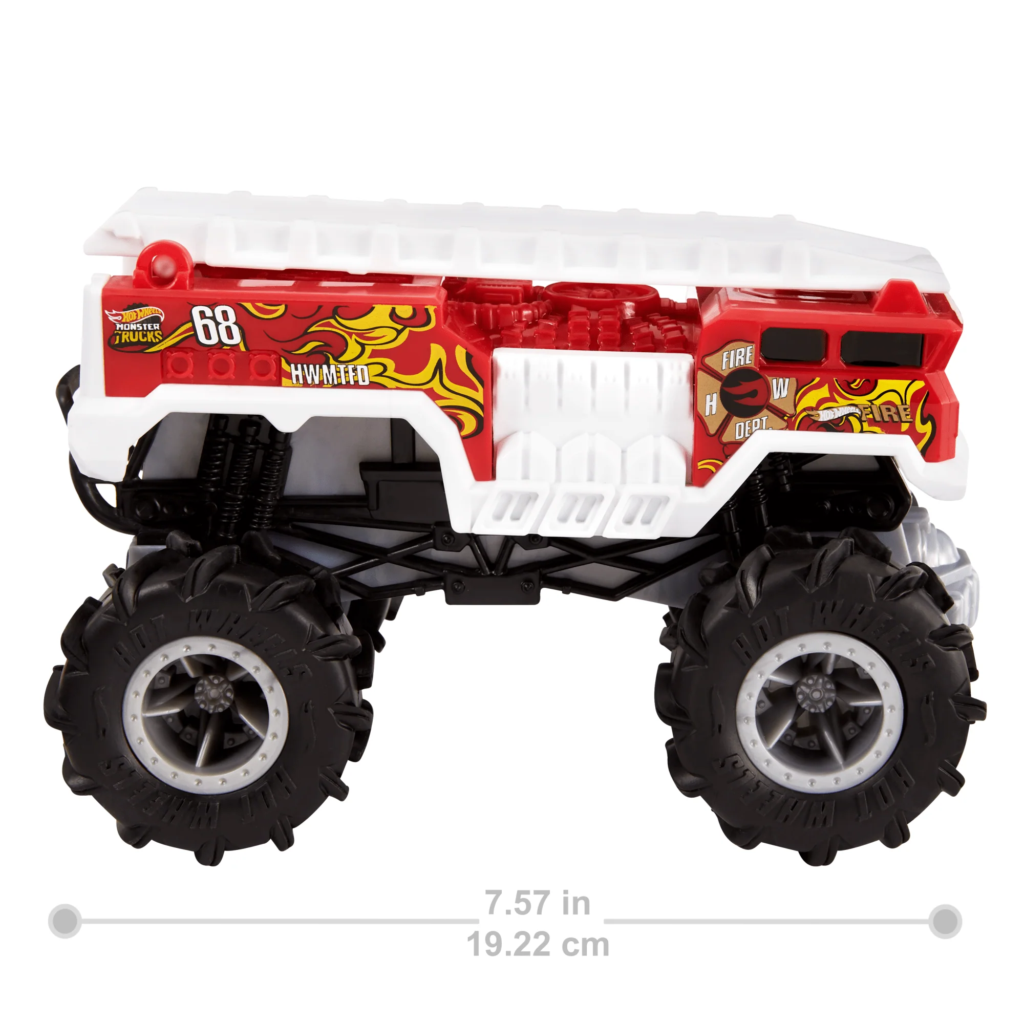 Hot Wheels Monster Trucks Vehículo a Control Remoto 5-Alarm Escala 1:24