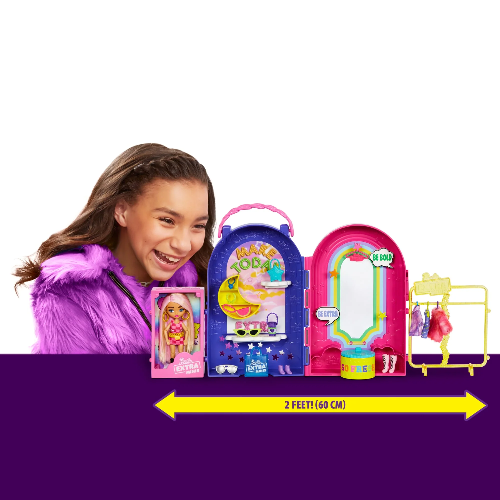 Barbie Mini Toys, Barbie Extra Boutique Set With Doll And Accessories