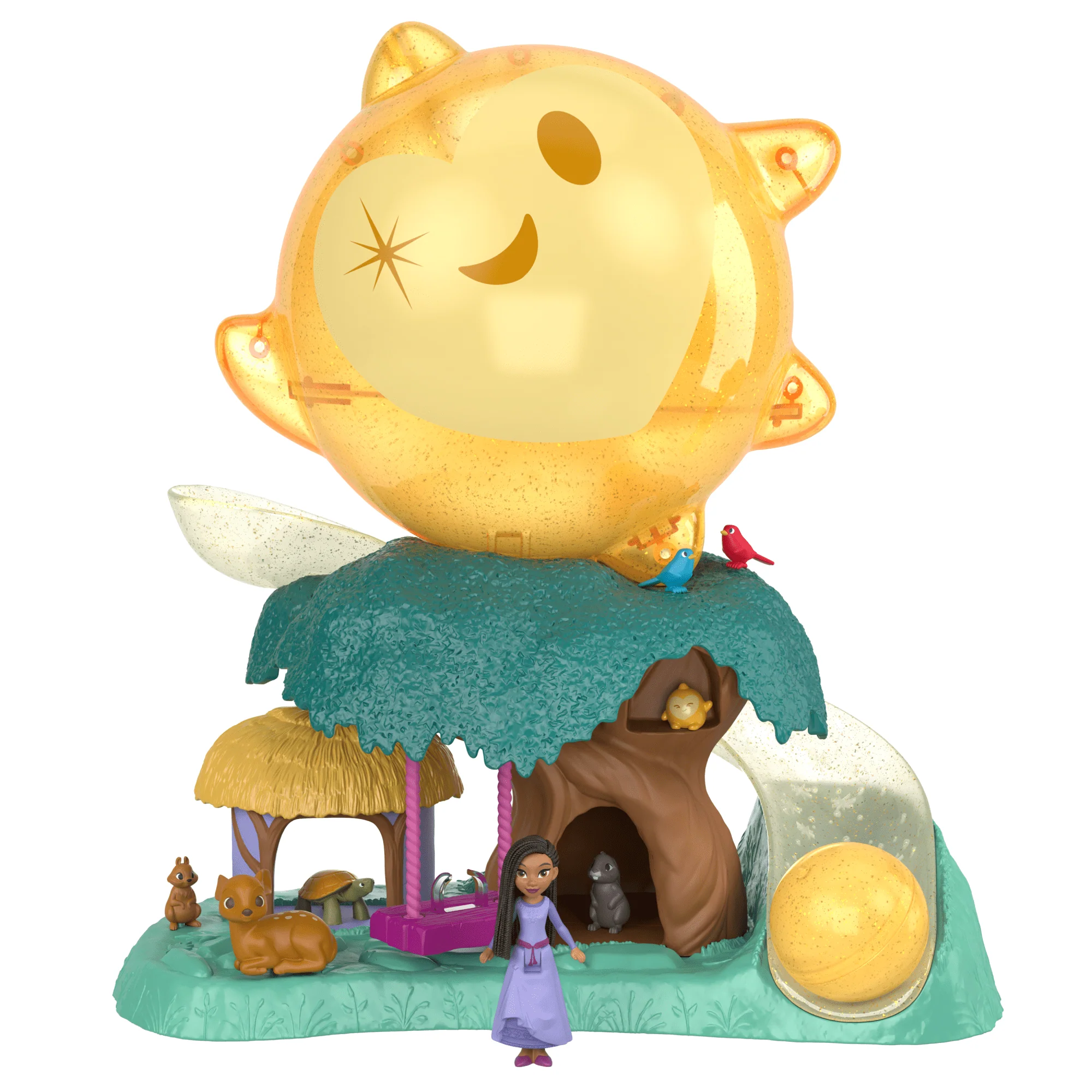 Disney's Wish Magical Star Playset With Asha Of Rosas Mini Doll & 7 Surprise Wish Orbs