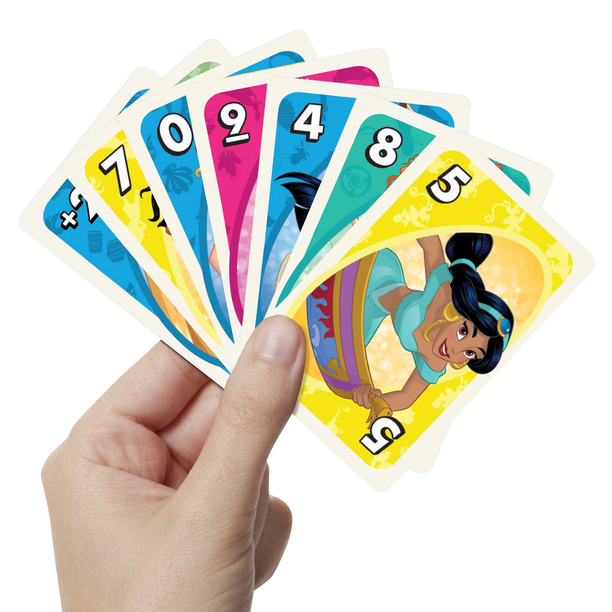 UNO Disney Princesses Matching Card Game, 112 Cards With Unique Wild Card