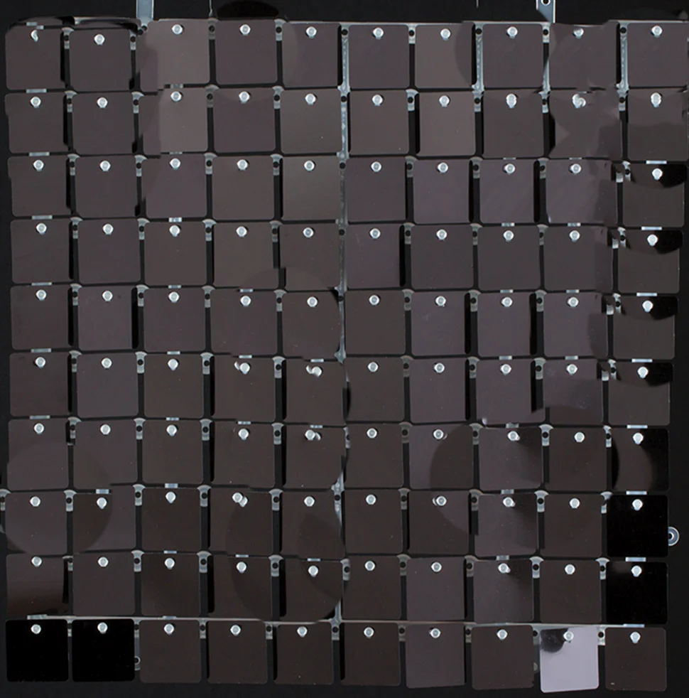 Sequin Shimmer Wall Panel Black 12X12
