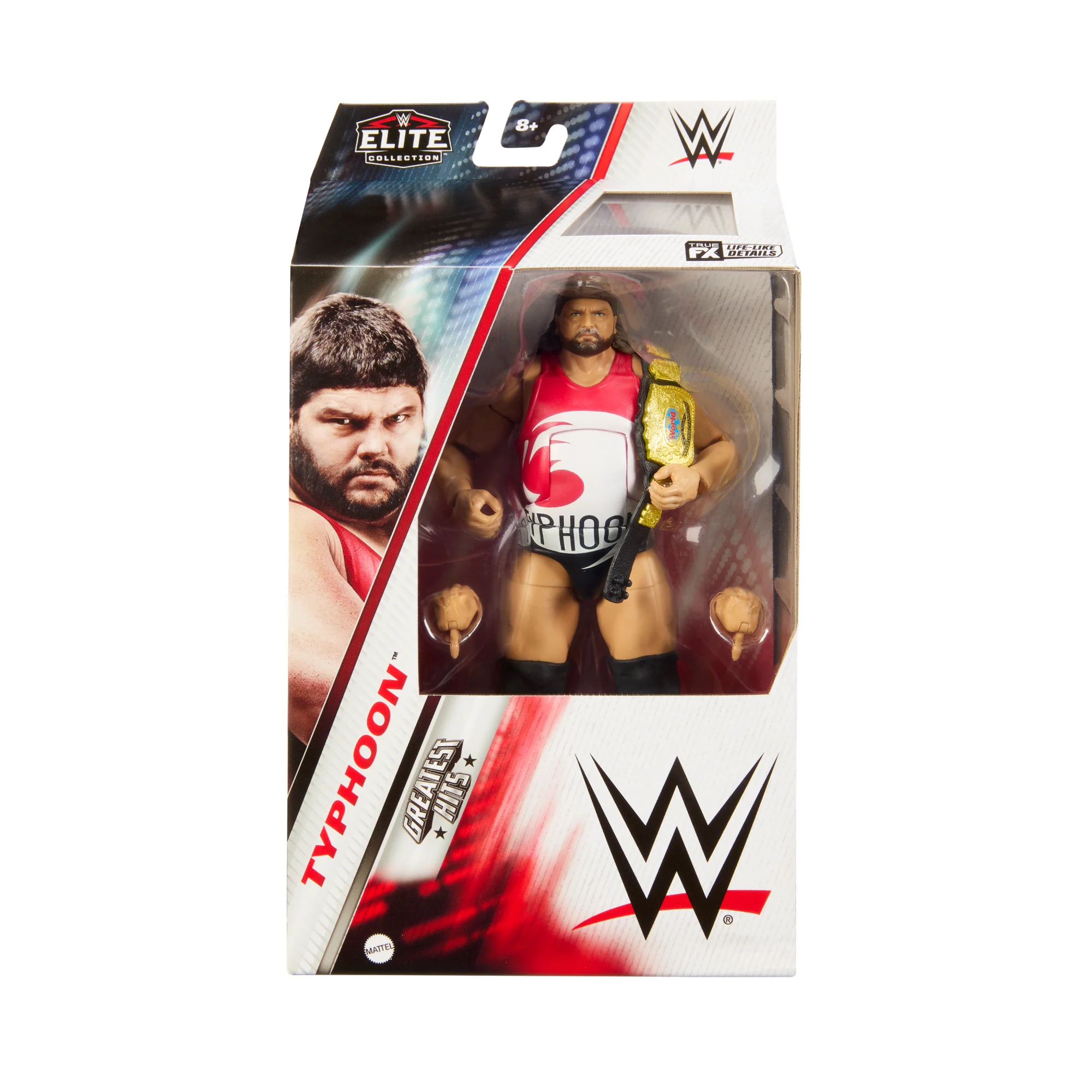WWE Elite Typhoon Action Figure, 6-inch Collectible Superstar With Articulation & Accessories