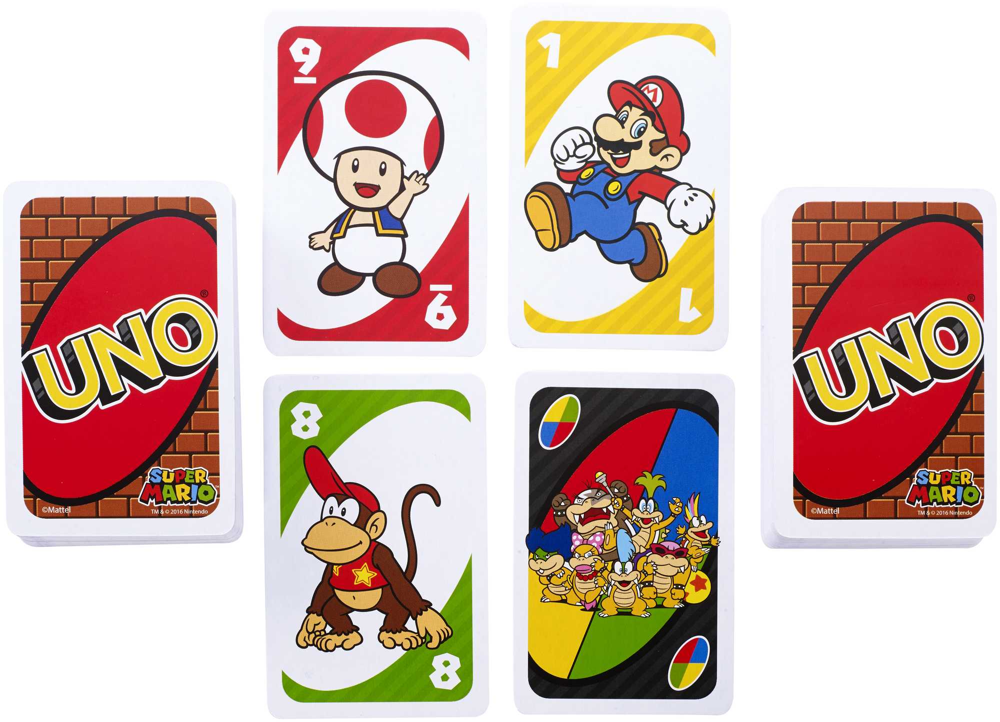 UNO Card Game Super Mario theme For 2-10 Players Ages 7Y+