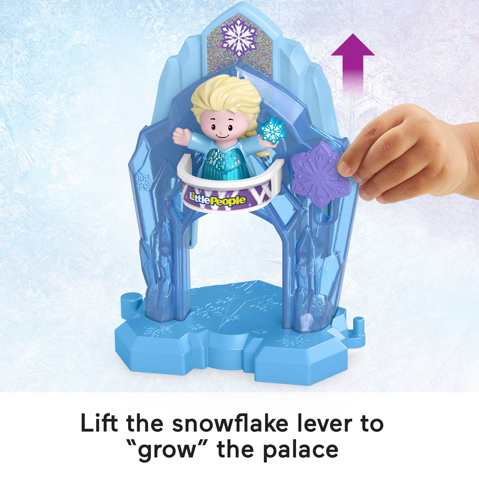 Disney Frozen Elsa's Palace Little People Portable Playset With Figure For Toddlers