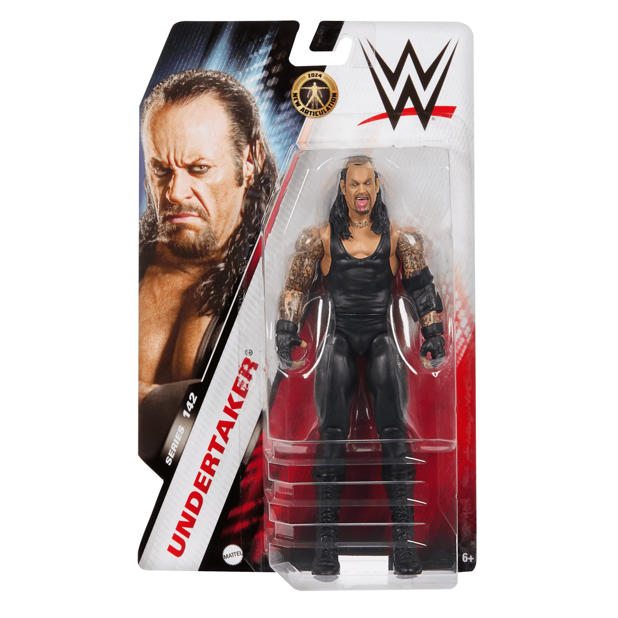 WWE Undertaker Action Figure, 6-inch Collectible Superstar With Articulation & Life-Like Look