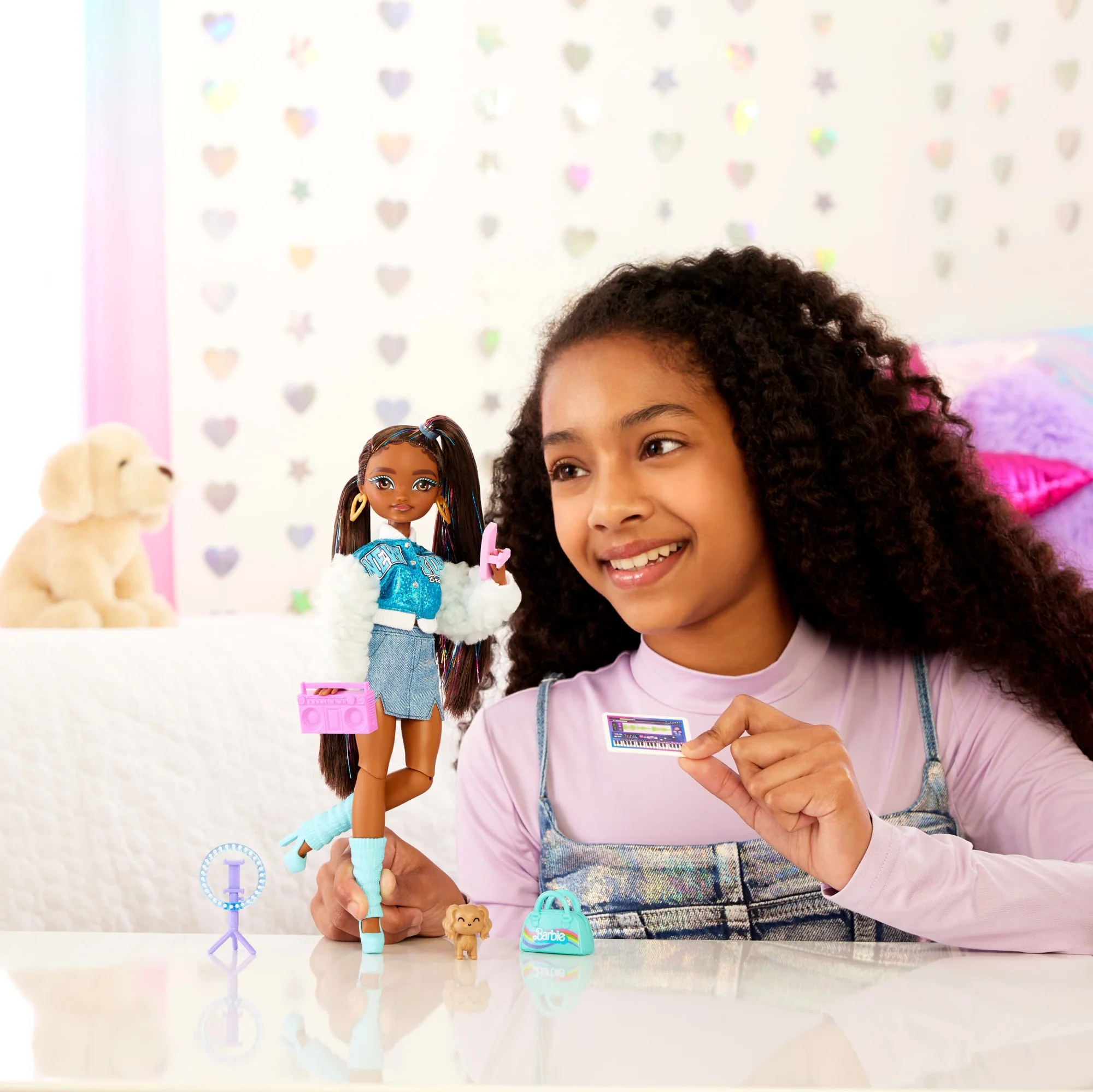 Barbie Dream Besties Barbie “Brooklyn” Fashion Doll With 8 Video & Music Themed Accessories