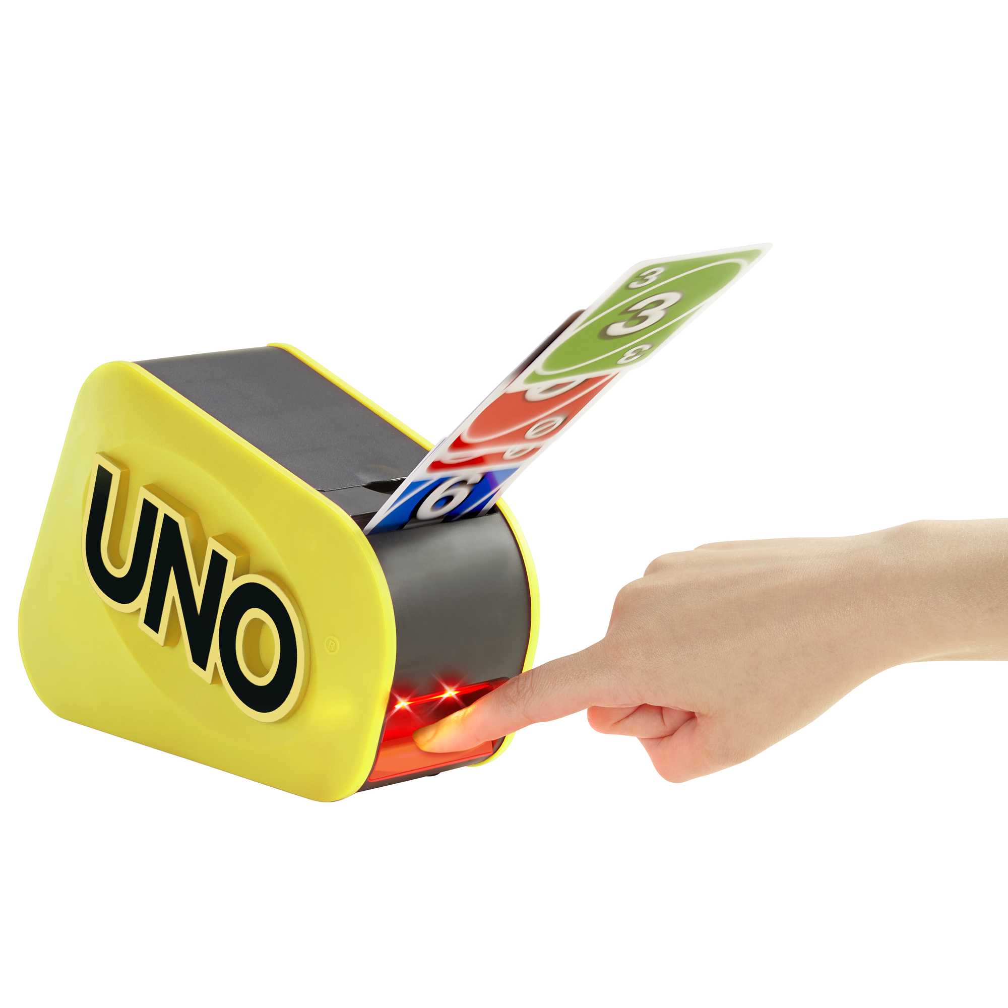 UNO Attack MEGA Hit Card Game For Kids, Adults And Family Night, Card Blaster
