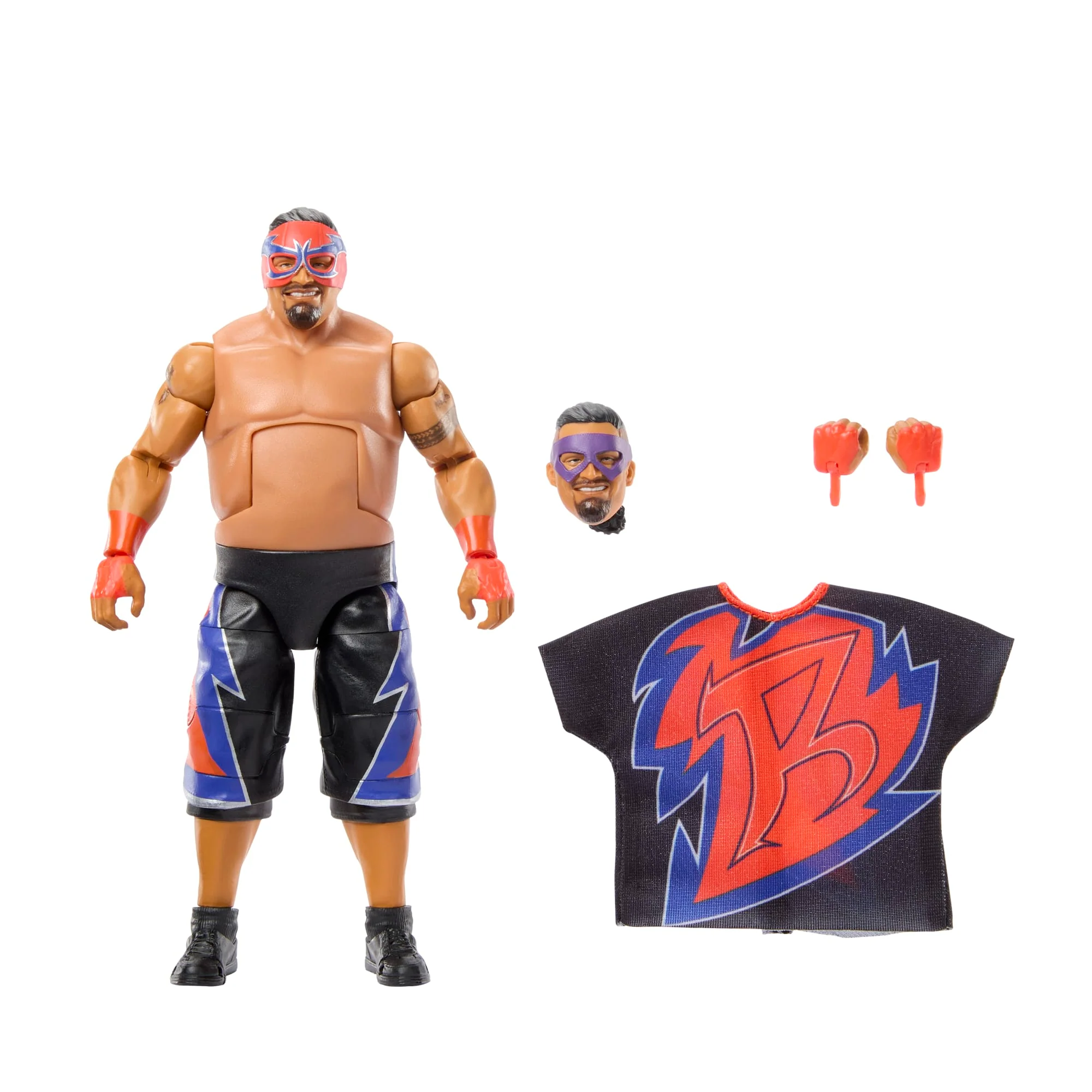 WWE Elite Legends Rosey Action Figure & Accessories, Series 26 Collectible Set, 6-inch