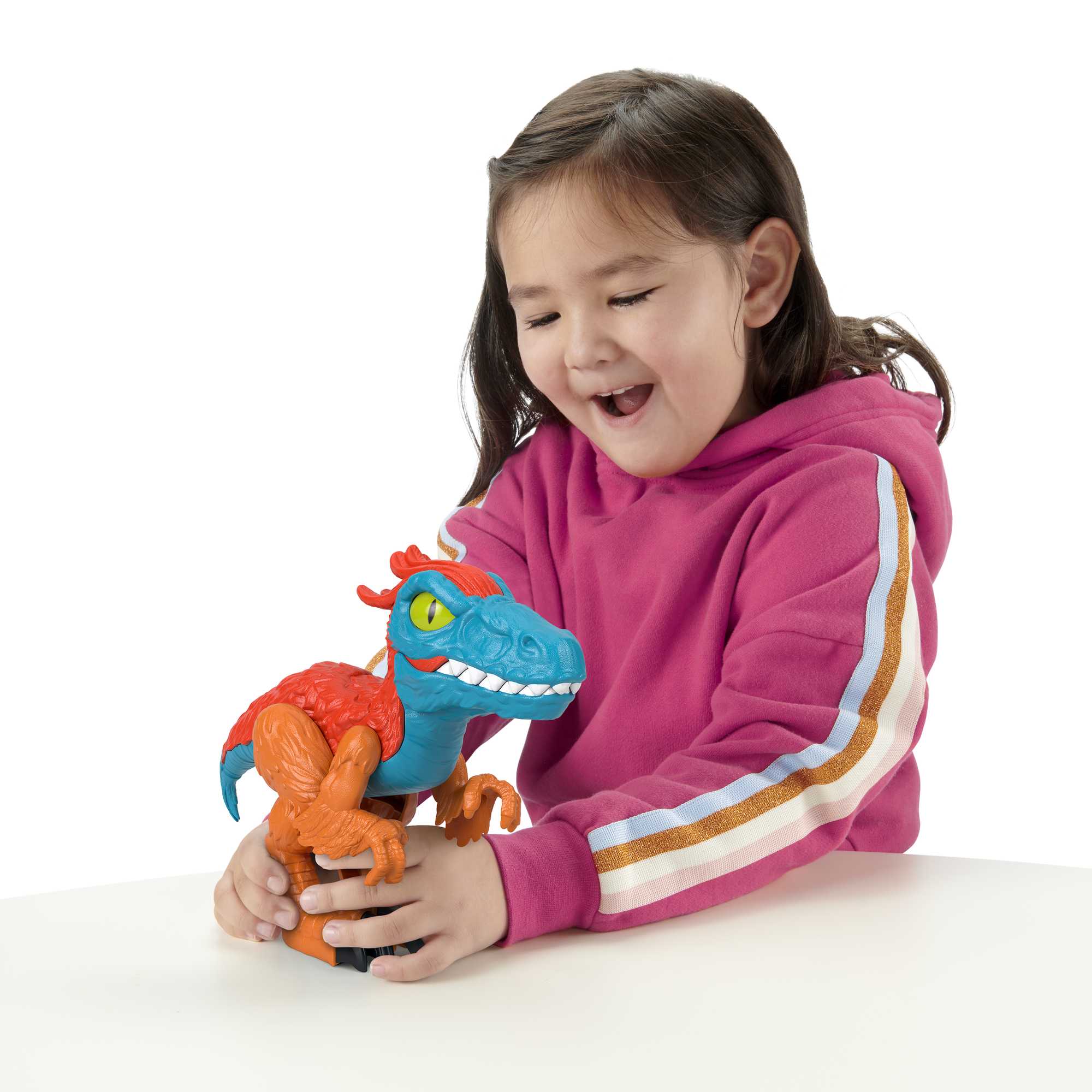 Imaginext Jurassic World Dominion Pyroraptor Dinosaur XL Figure, 10 inch, Preschool Toys
