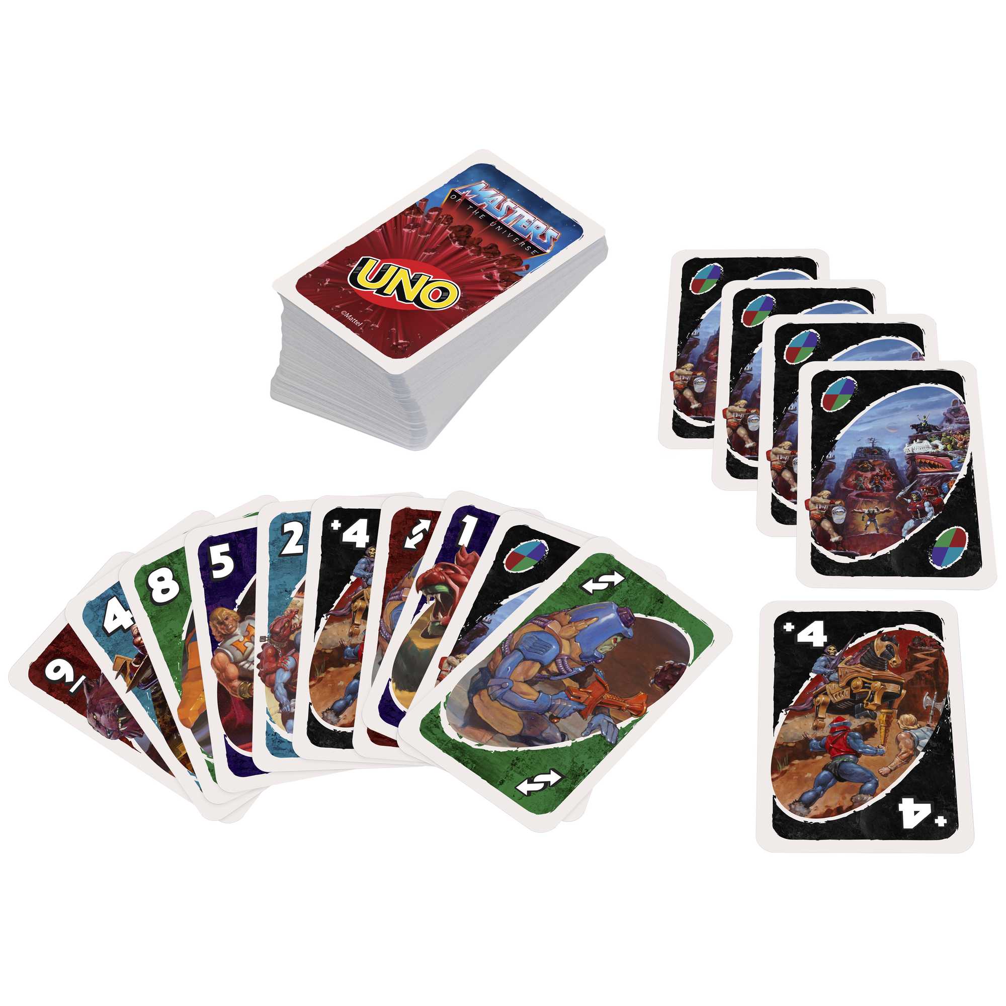 UNO Masters Of the Universe Card Game For Players 7 Years Old & Up