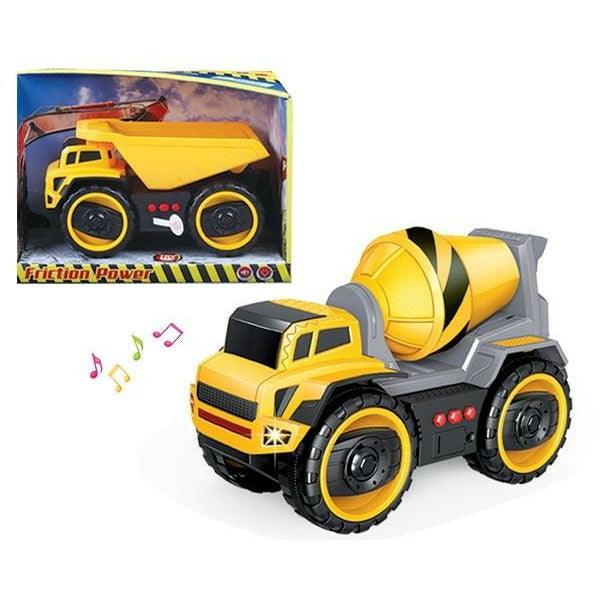 9in Friction Construction Light-Sound